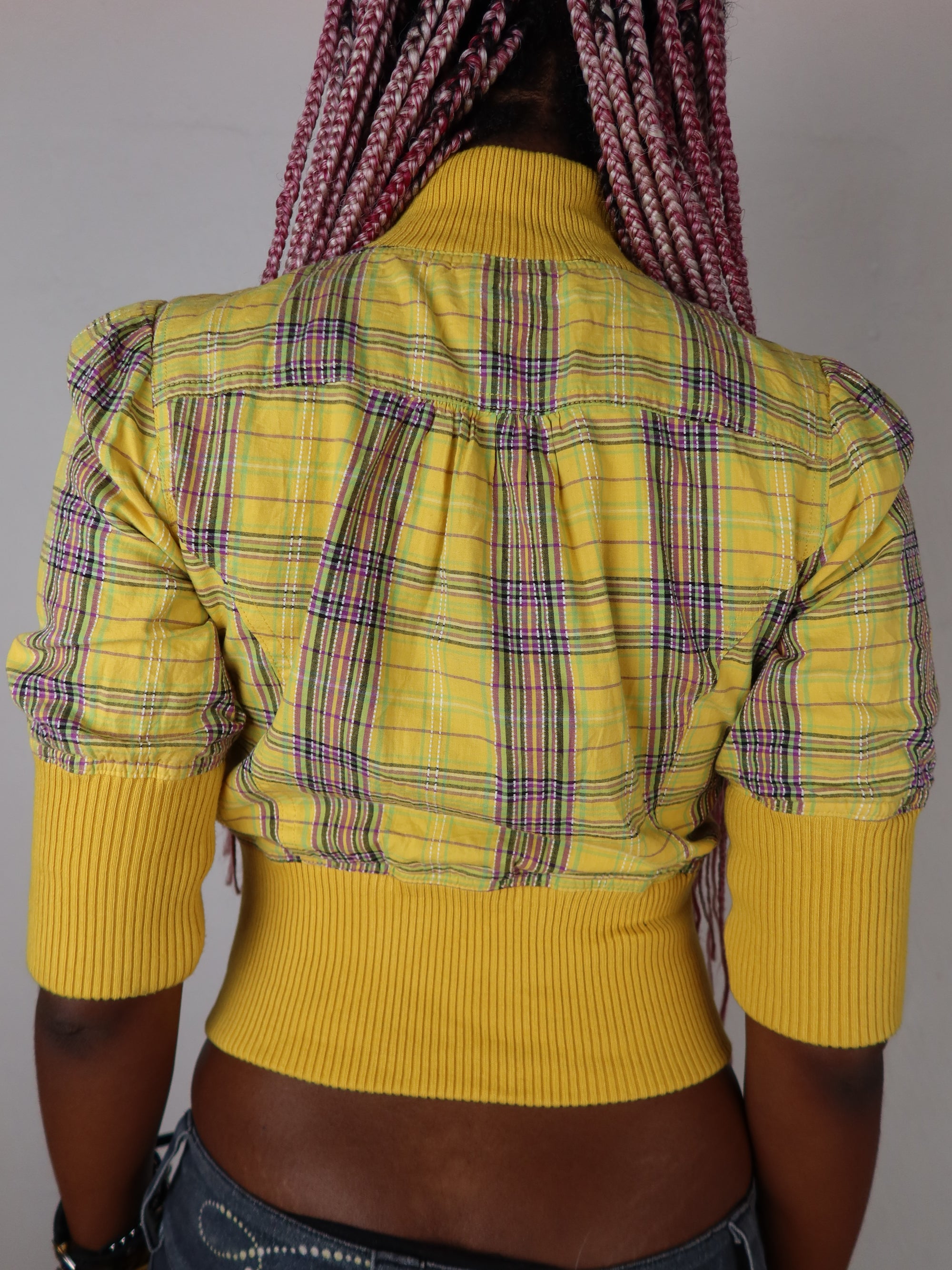 Vtg Forever 21 Plaid Top S