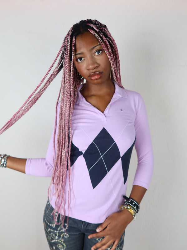 Vintage Tommy Hilfiger top, Y2K resale clothing at Brat's Closet.
