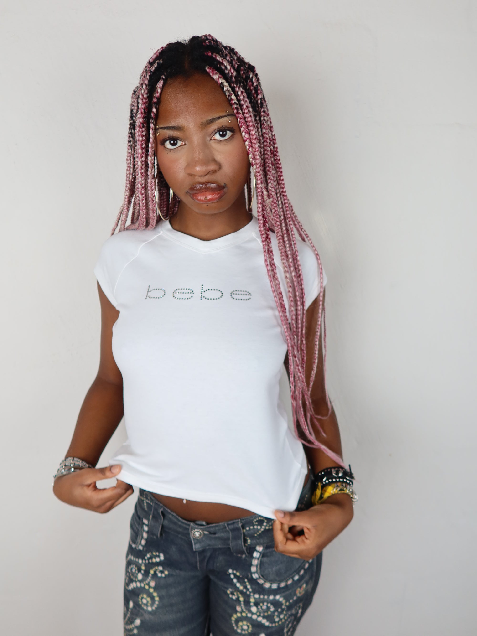 Y2K Bebe Tee S/M
