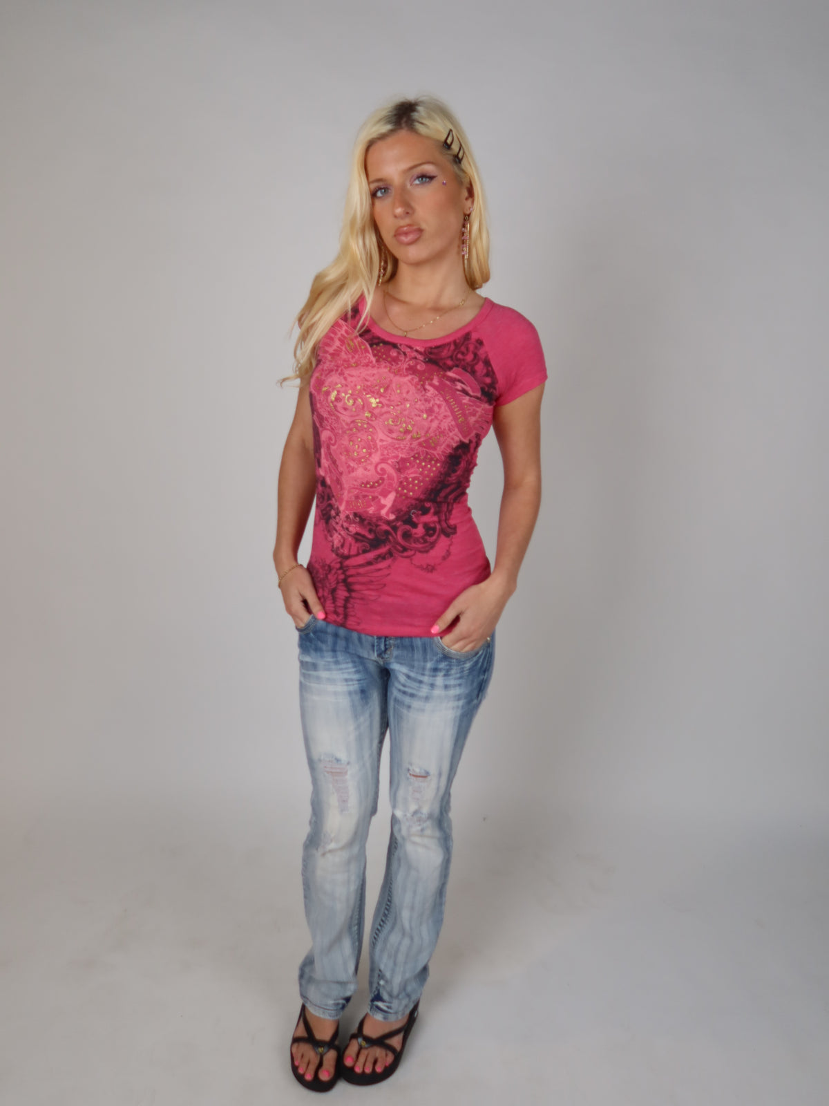 South Pole Glitter Tee XS/S