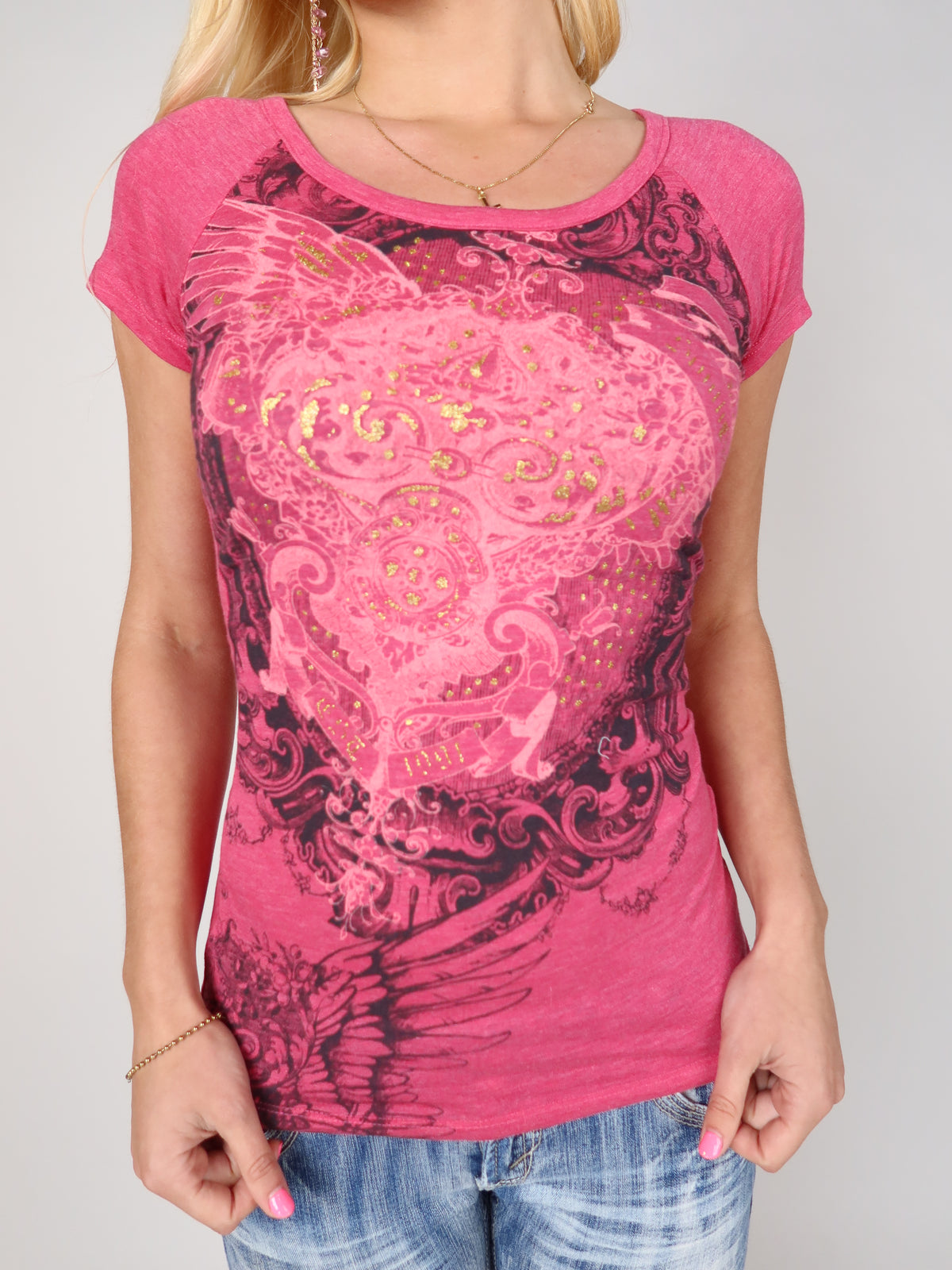 South Pole Glitter Tee XS/S