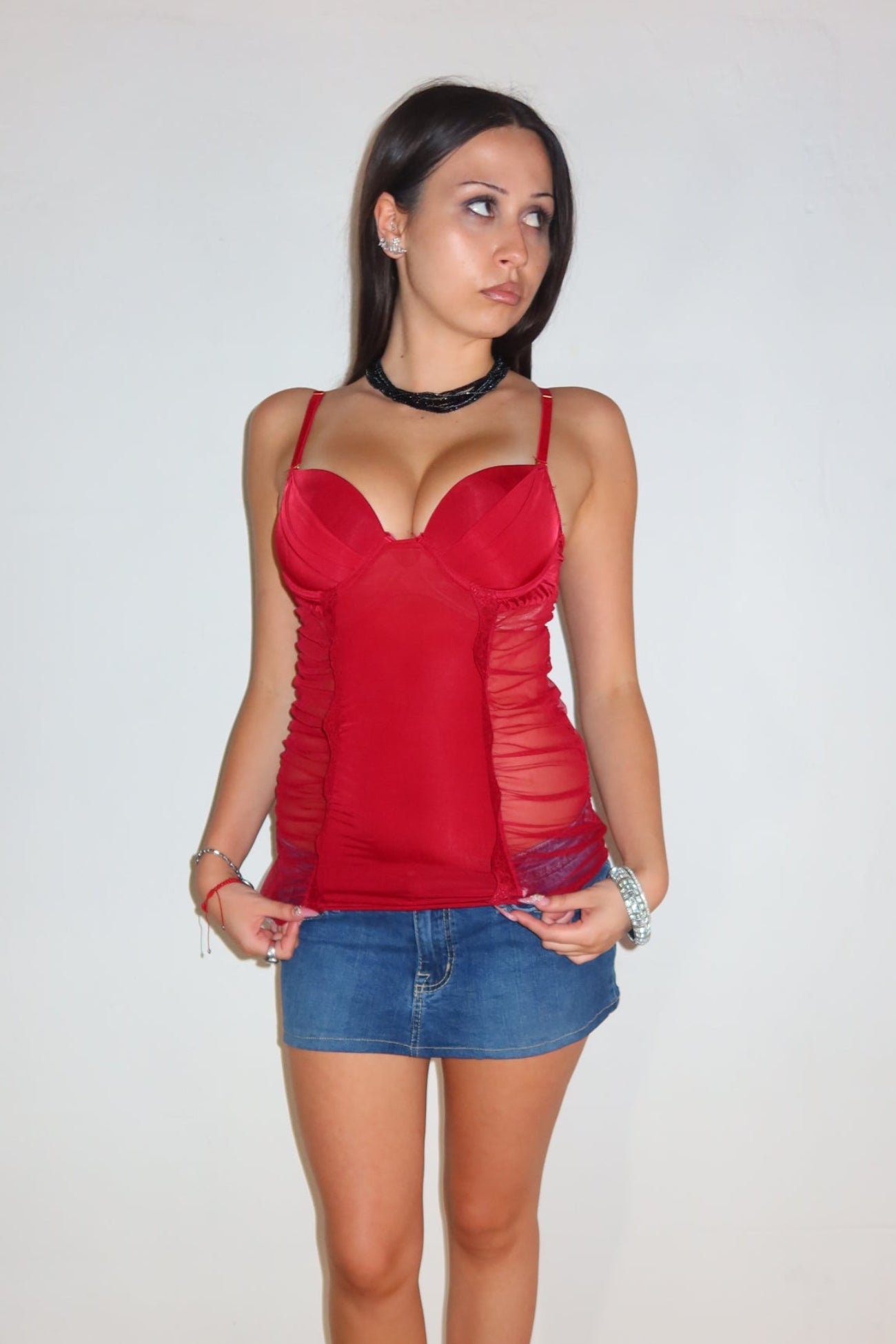 Y2K Corset Top S-M