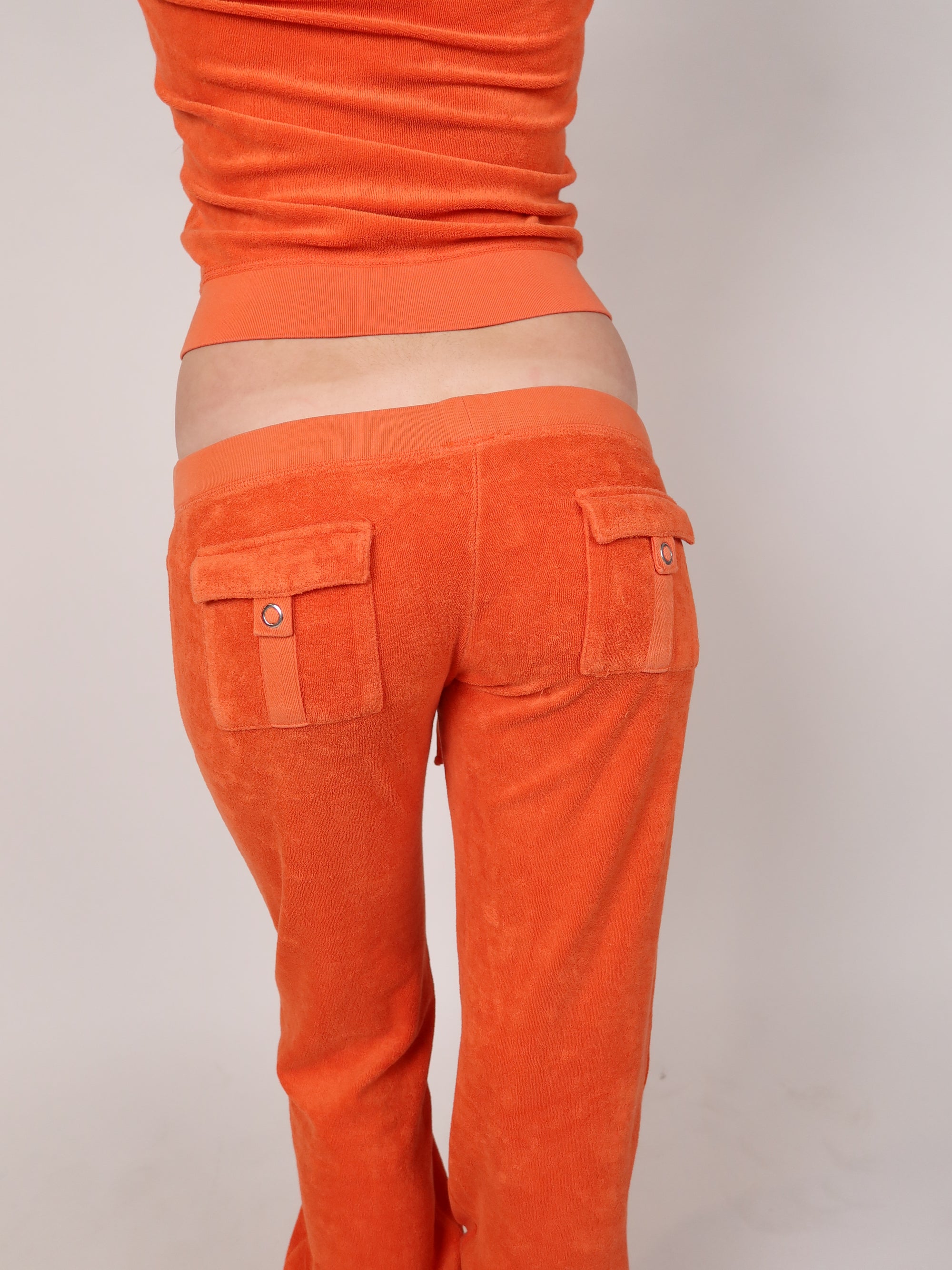Juicy Orange Velour Tracksuit Set S/M