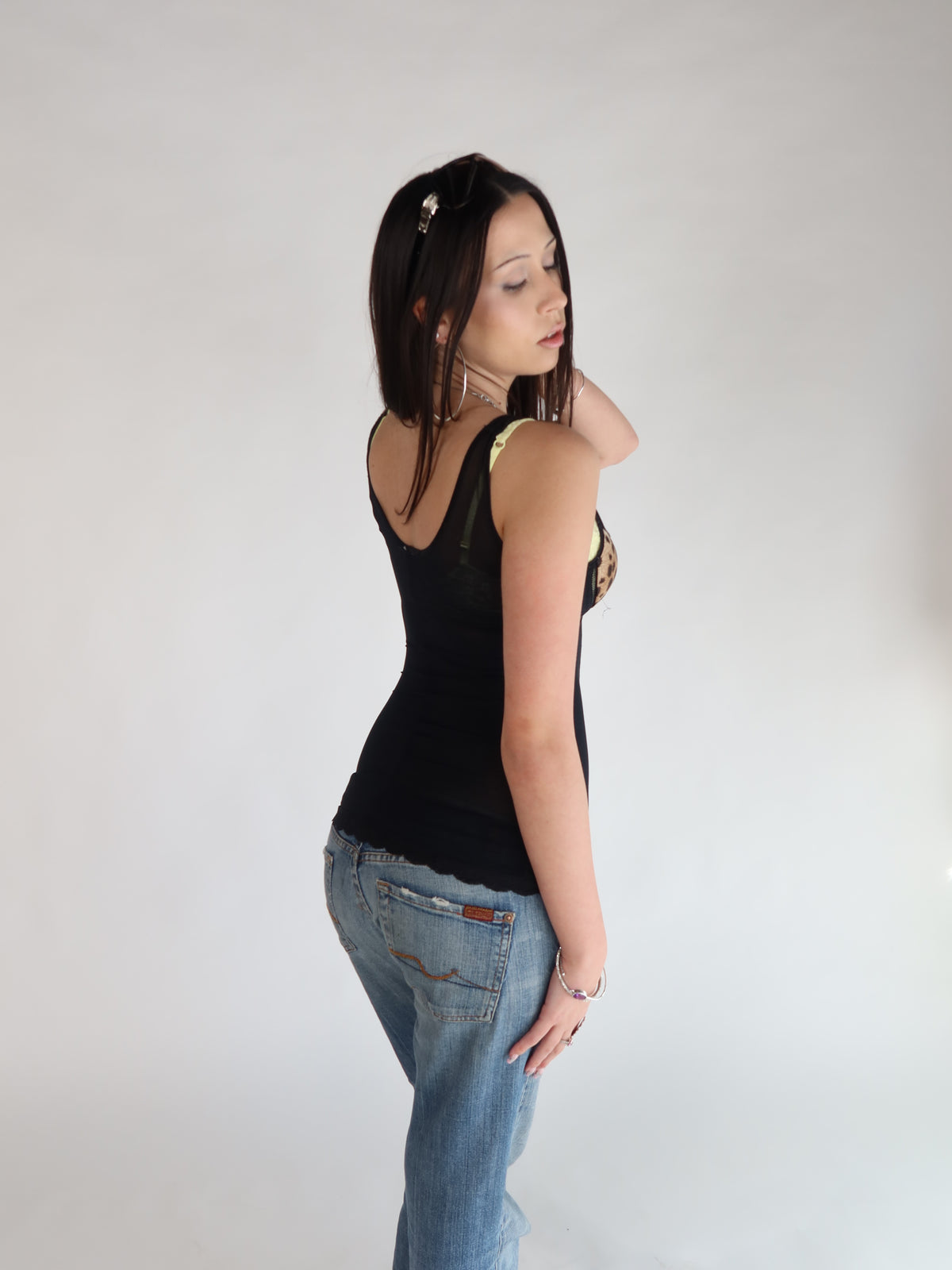 Leopard Mesh Corset XS/S