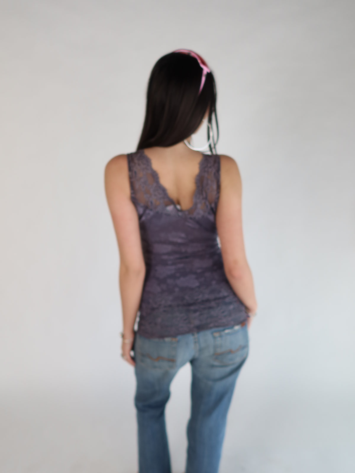 Floral Mesh Corset XS/S