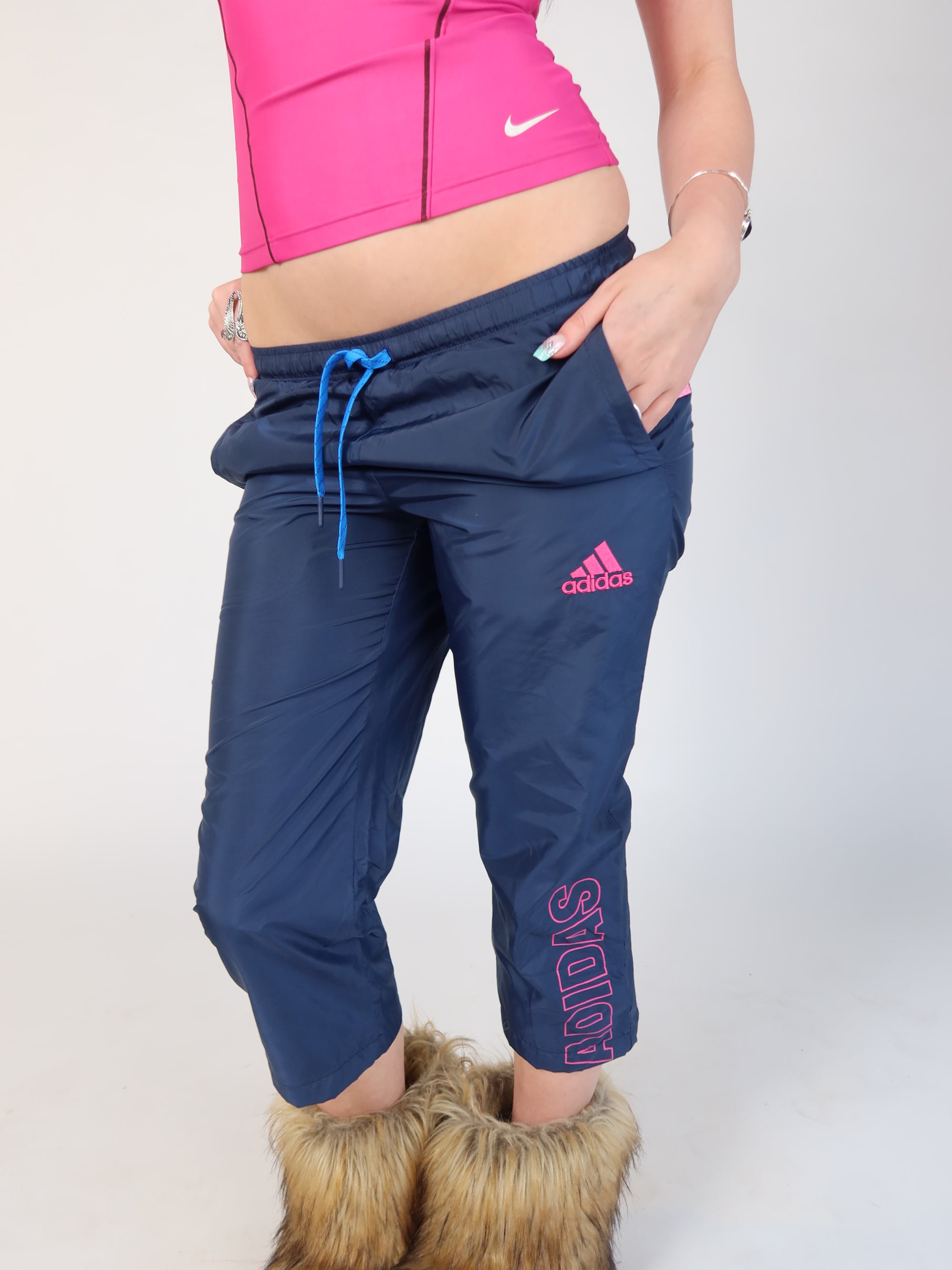 Adidas Navy Track Pants S