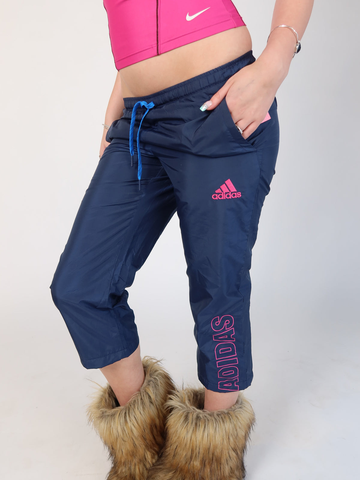 Adidas Navy Track Pants S