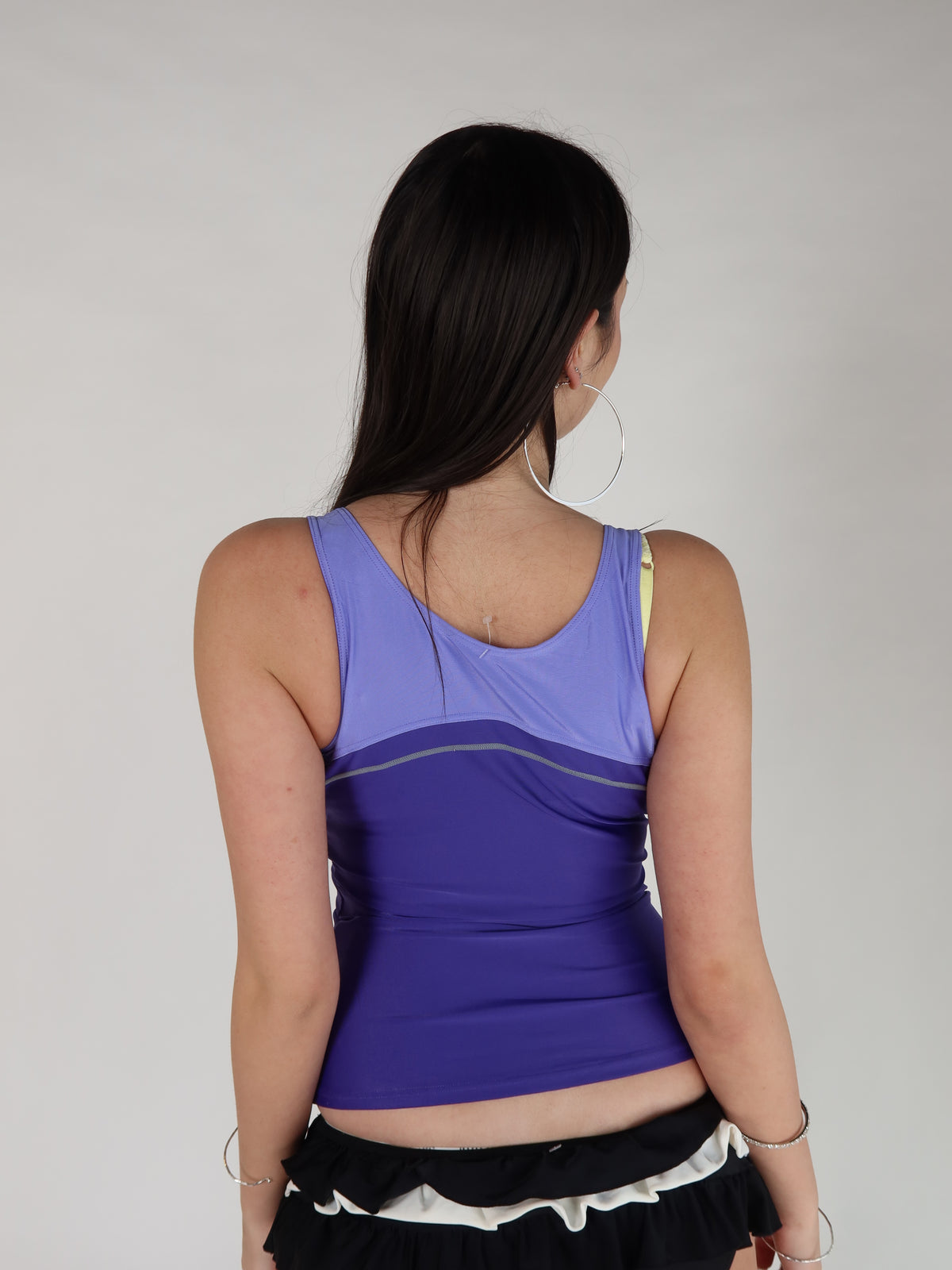 Reebok Purple Zip Tank XS/S