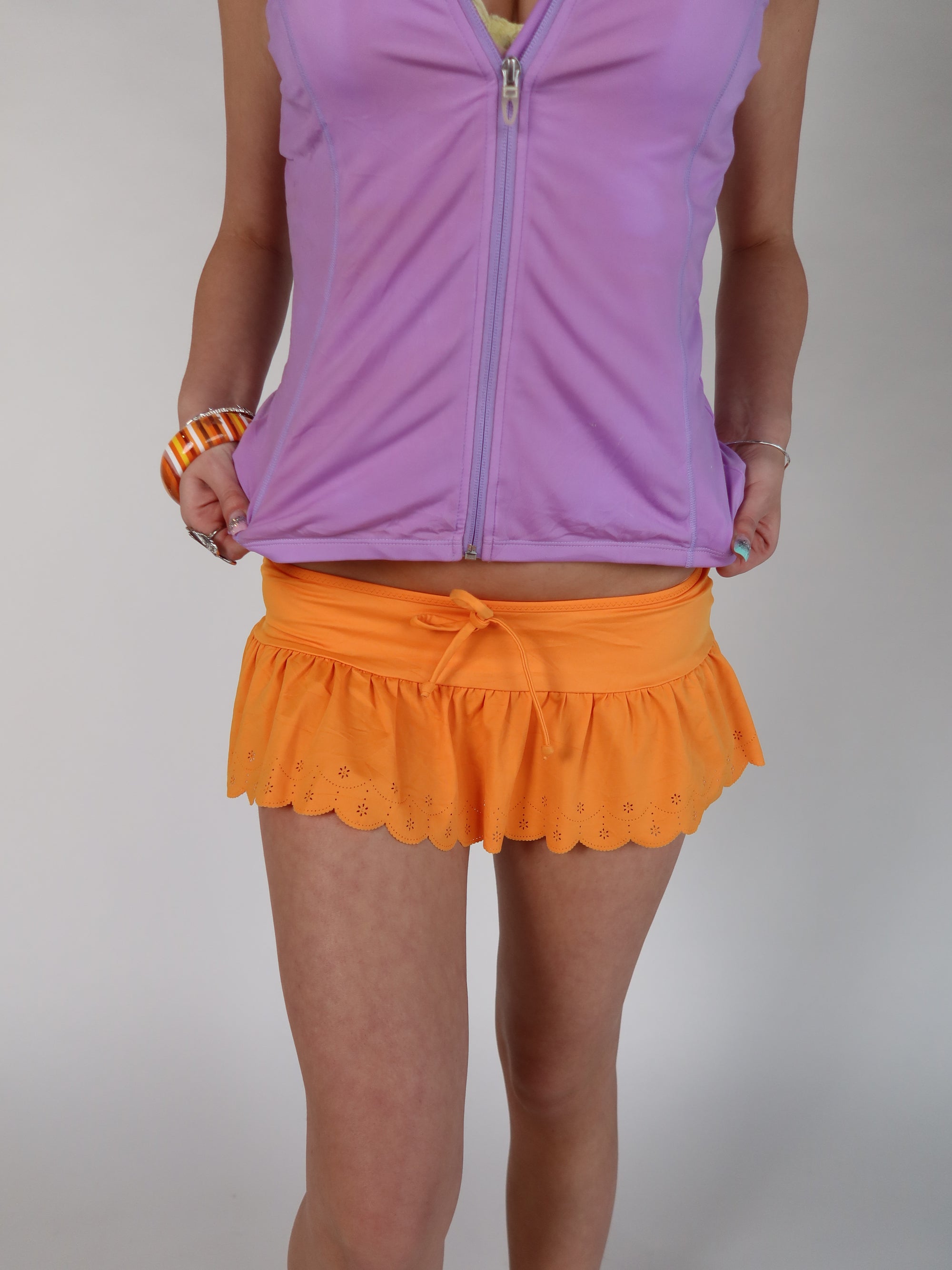 Ruffle Swim Skort S/M