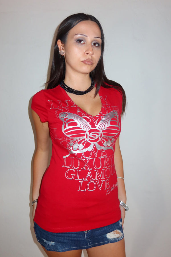 Y2K Bebe Baby Tee S