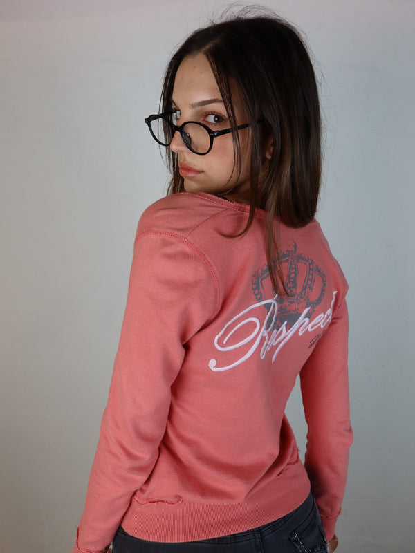 Vintage Y2K 'Respect' long sleeve top, resale clothing at Brat's Closet.