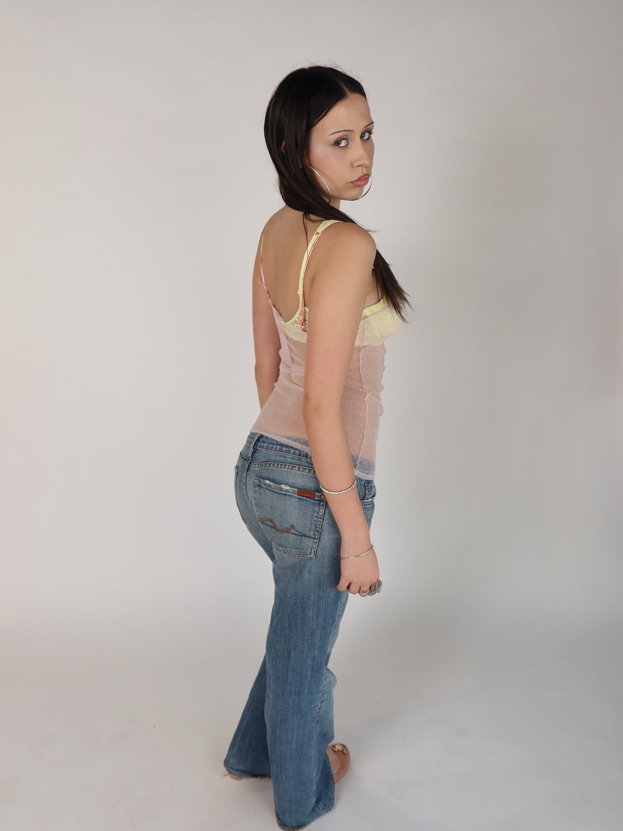 Yellow Sheer Cami XS/S