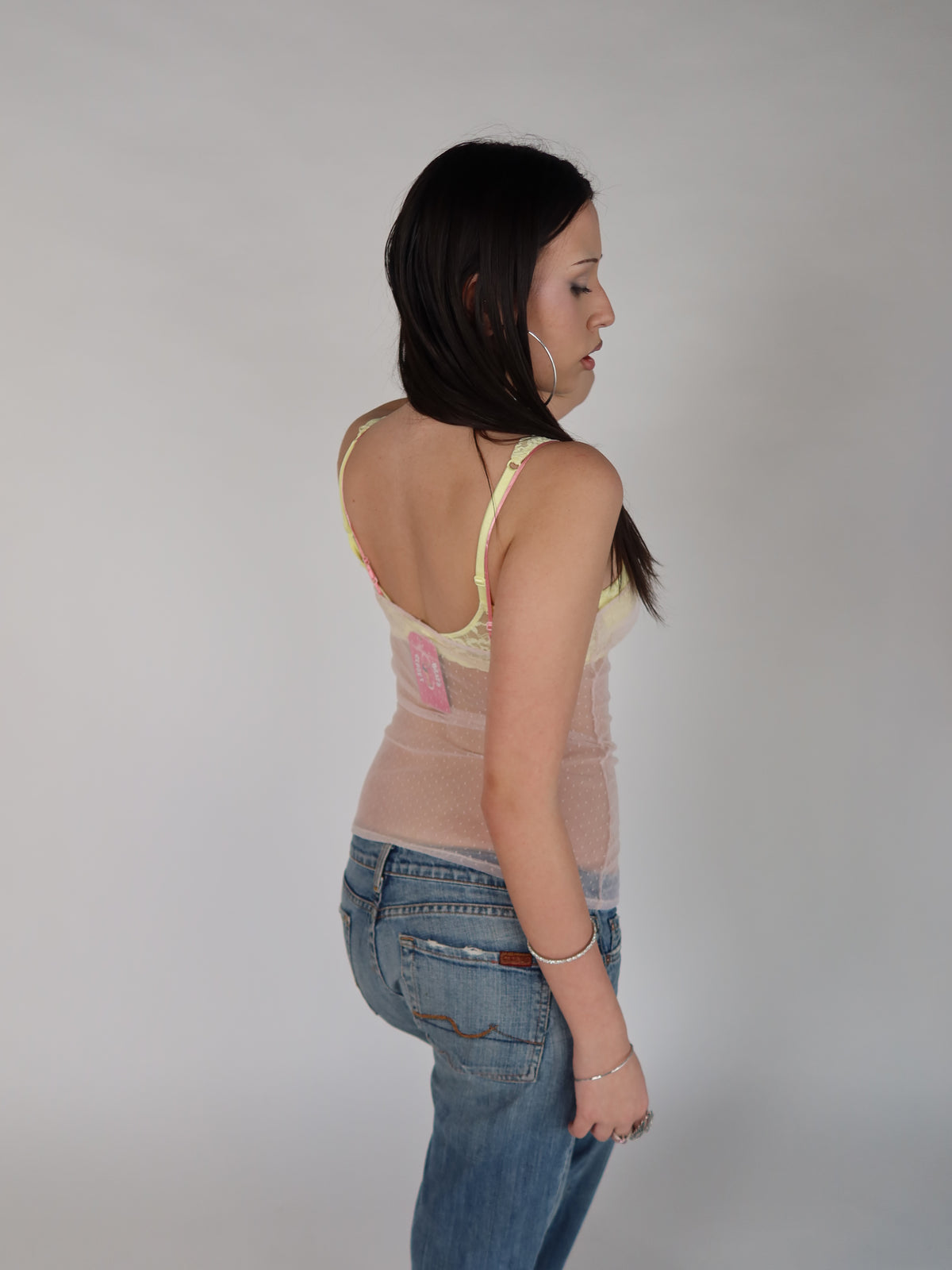 Yellow Sheer Cami XS/S