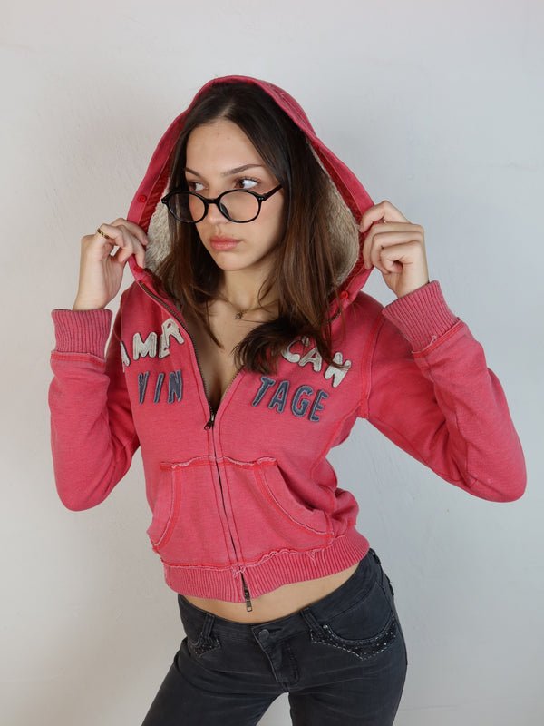 Vintage American Vintage hoodie, Y2K resale clothing at Brat's Closet.