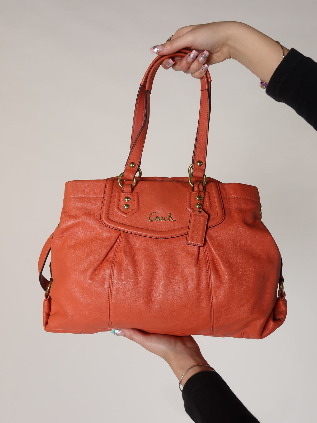 Coach Coral Leather Bag