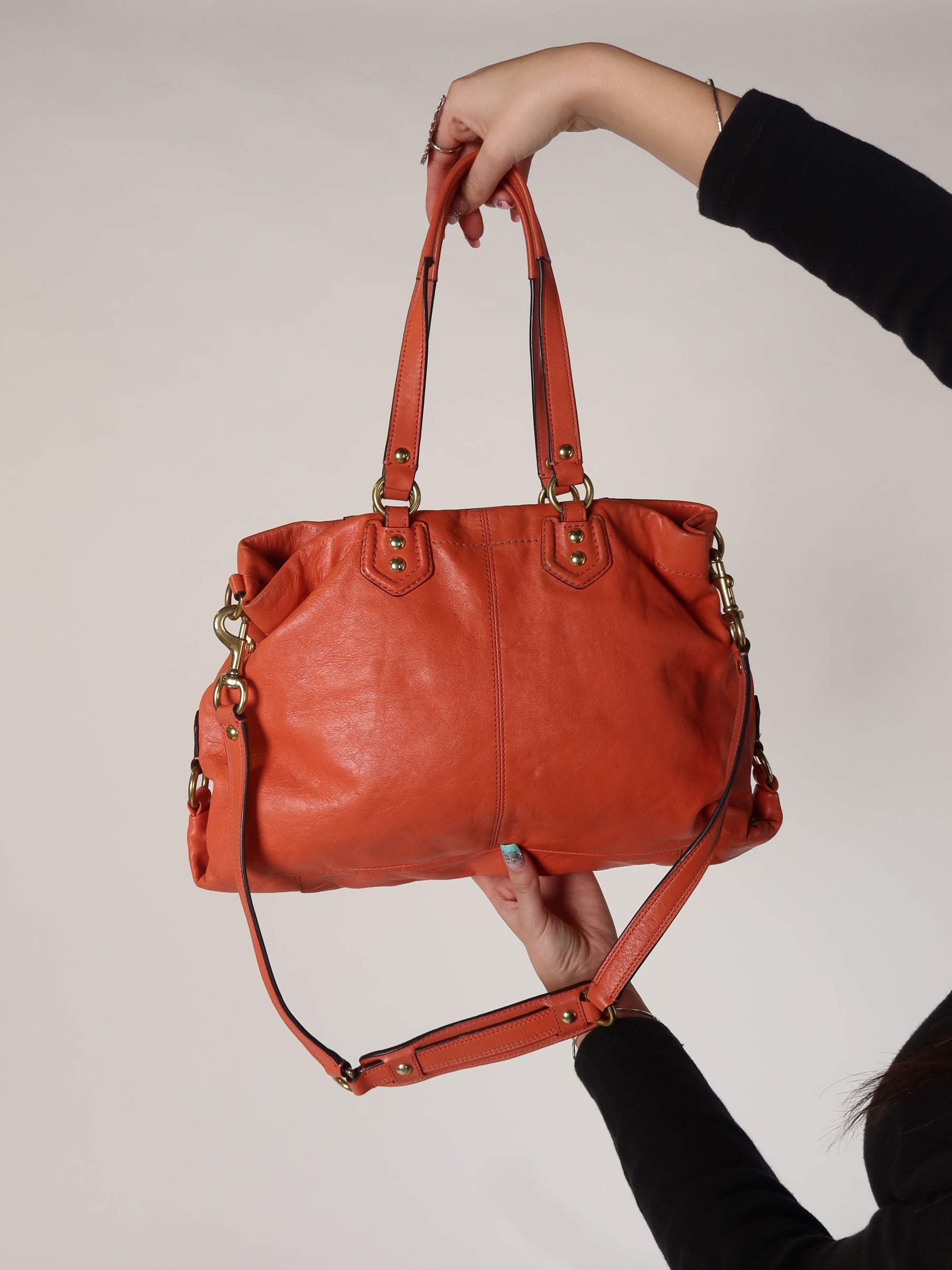 Coach Coral Leather Bag