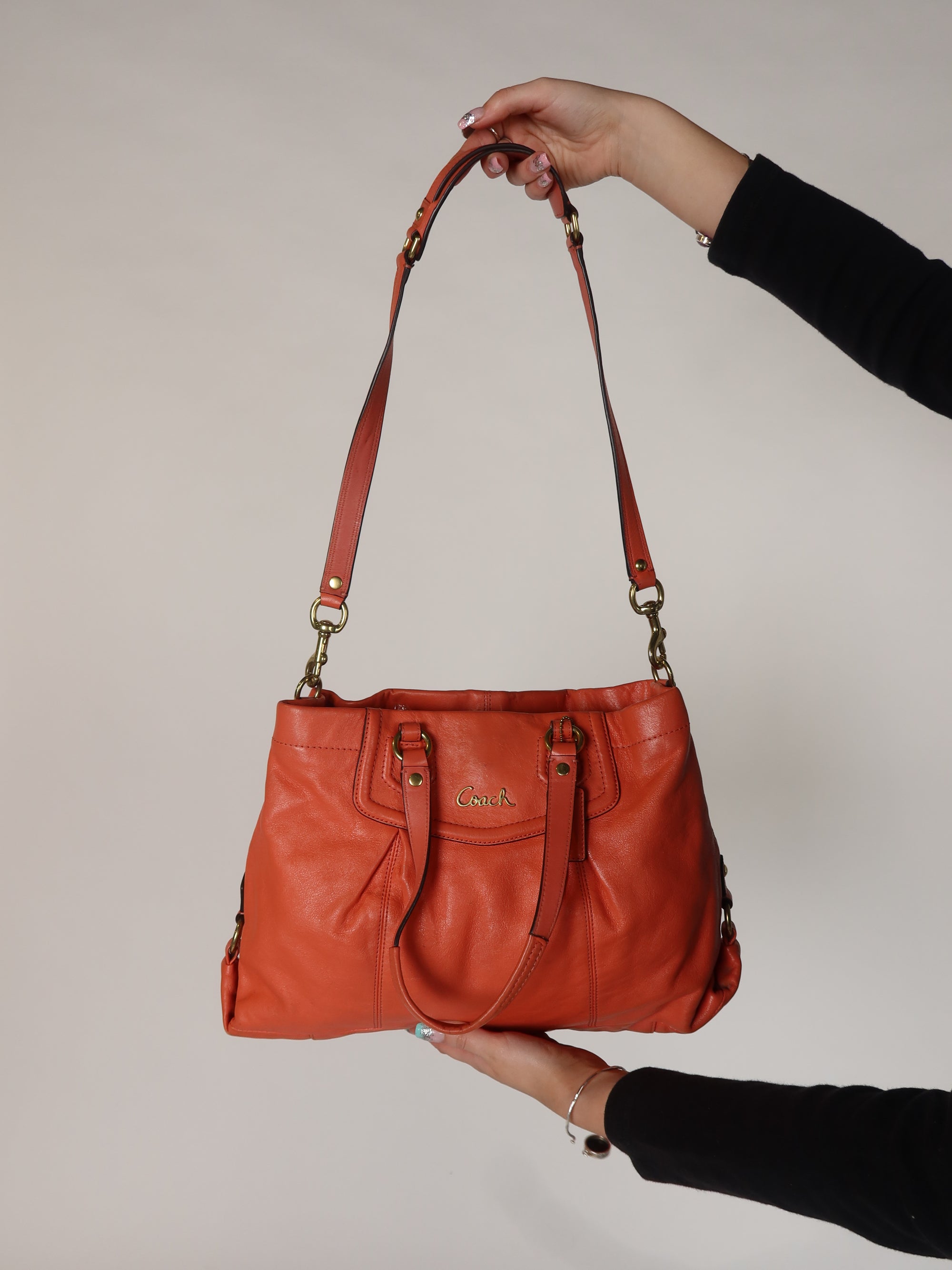 Coach Coral Leather Bag