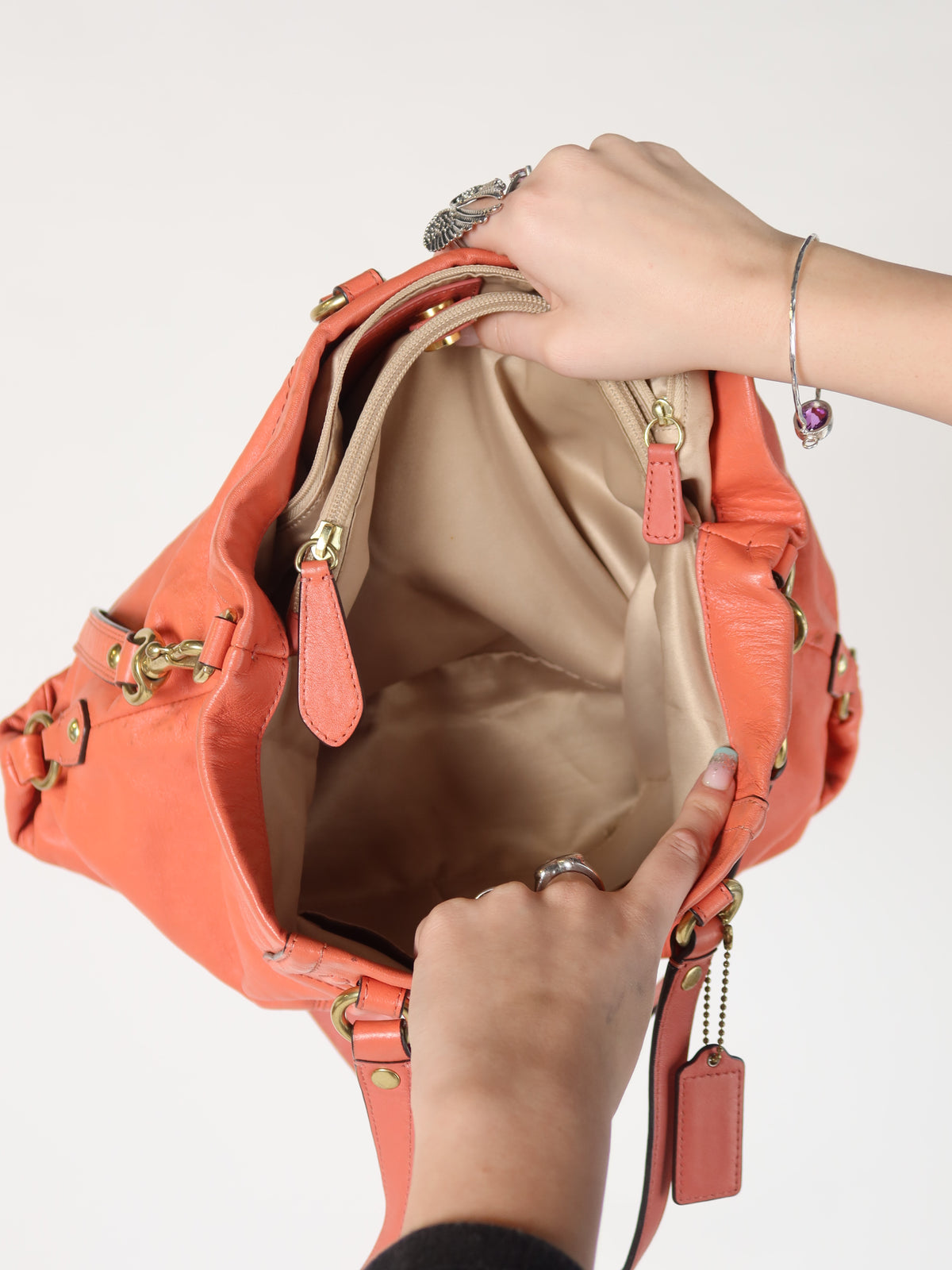 Coach Coral Leather Bag