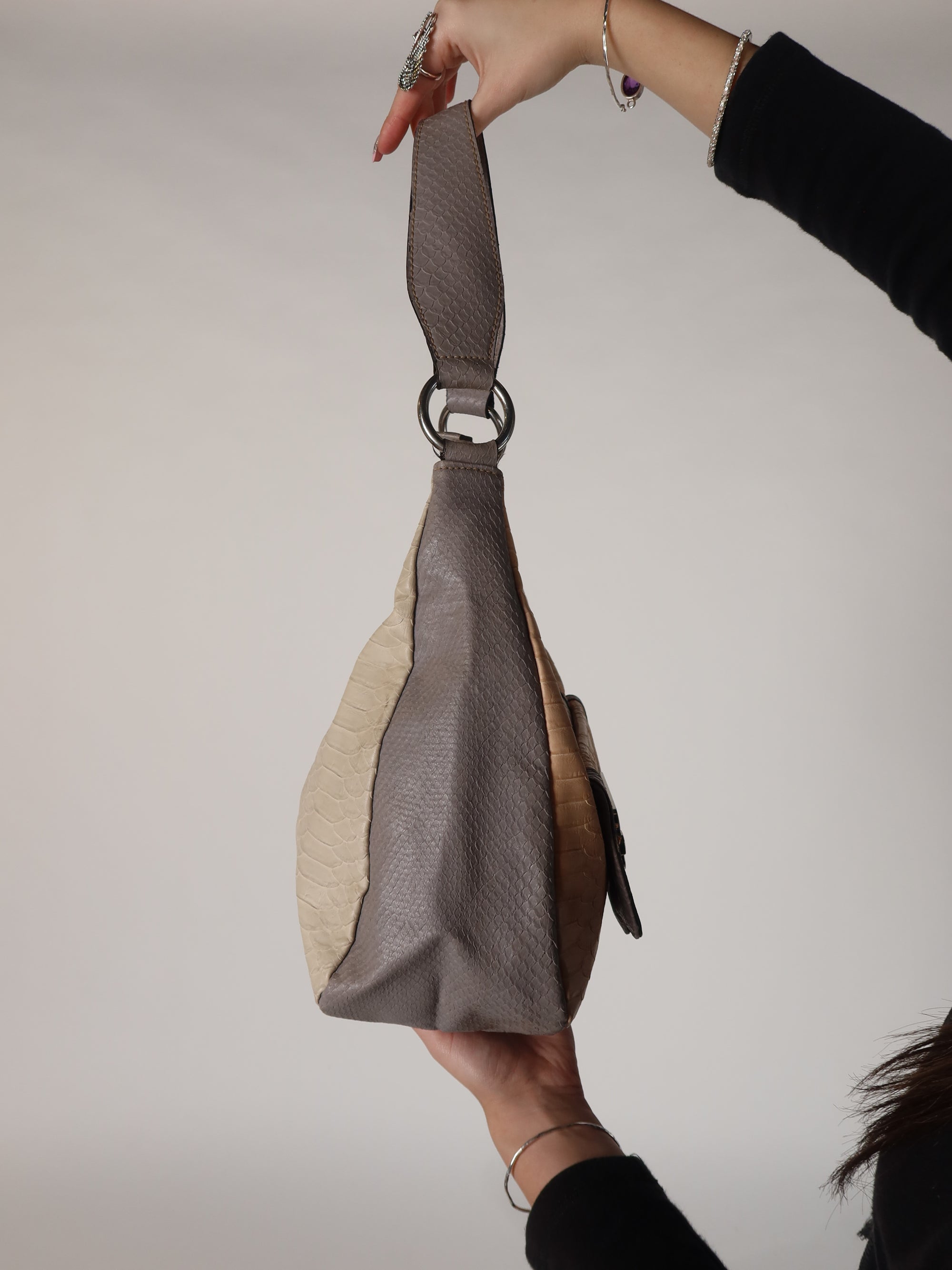Guess Snakeskin Hobo Bag