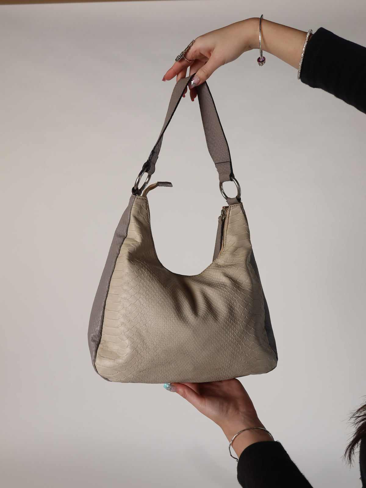 Guess Snakeskin Hobo Bag