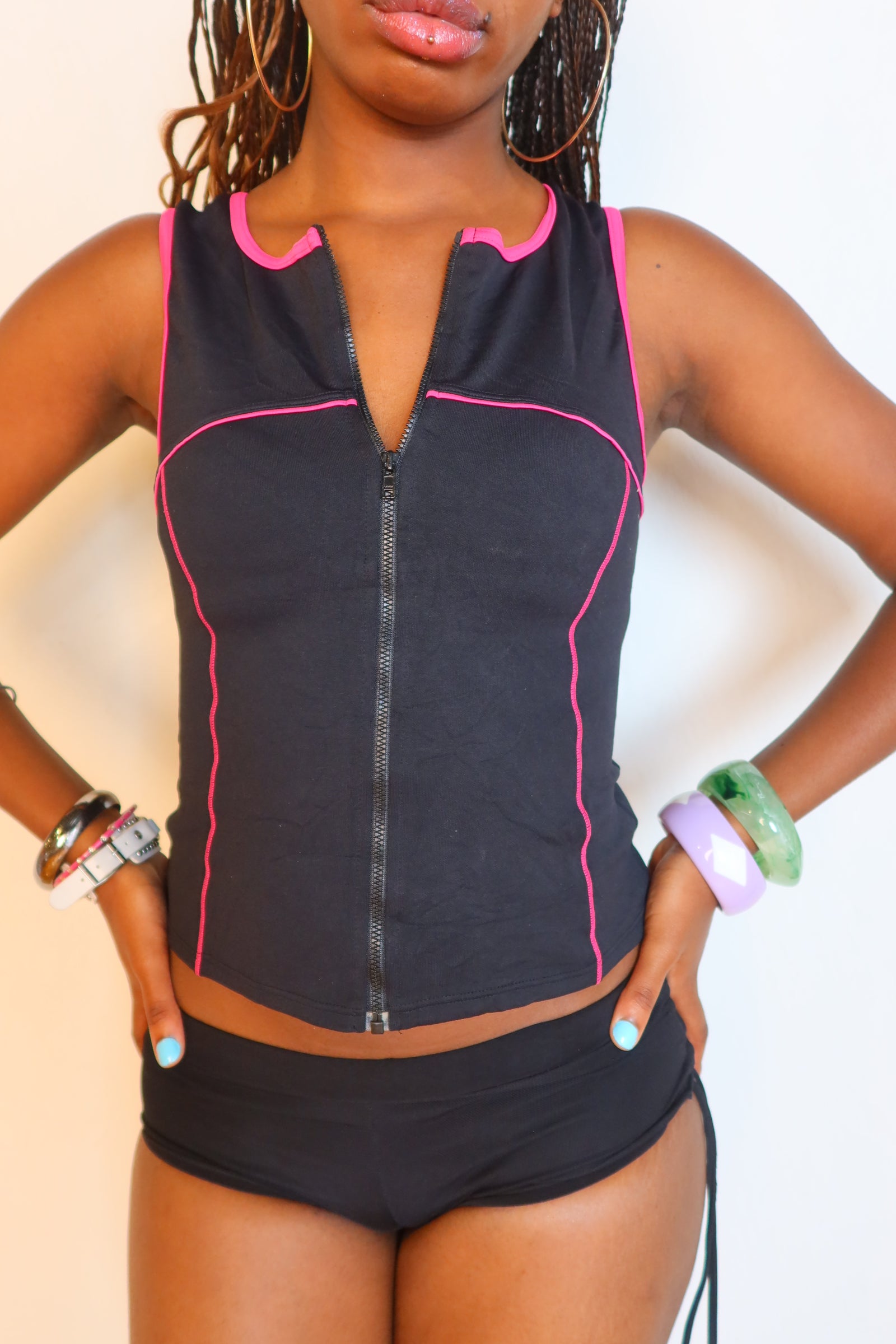 Y2K Sporty Tank S