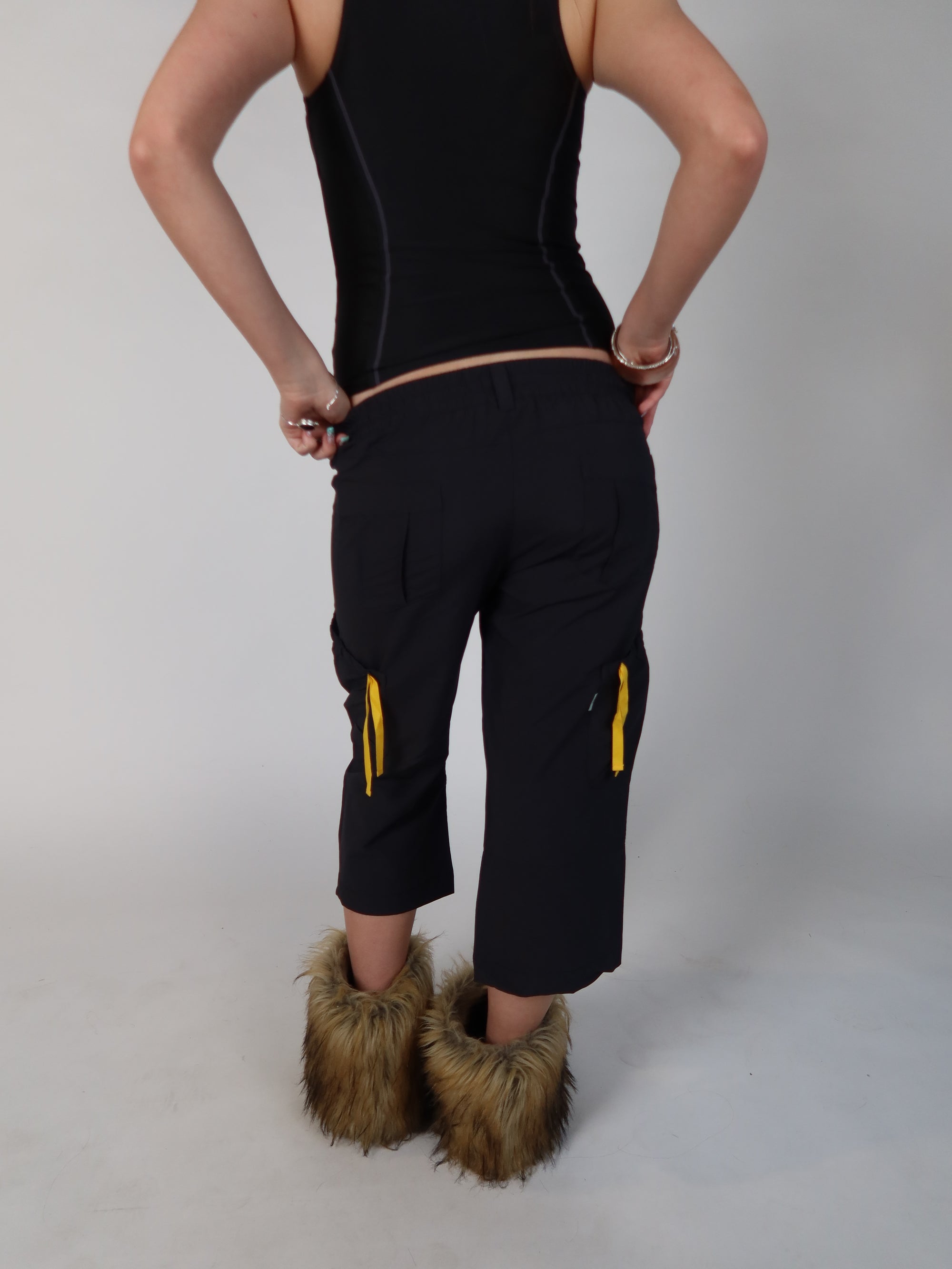 Adidas Black Cargo Capri S/M