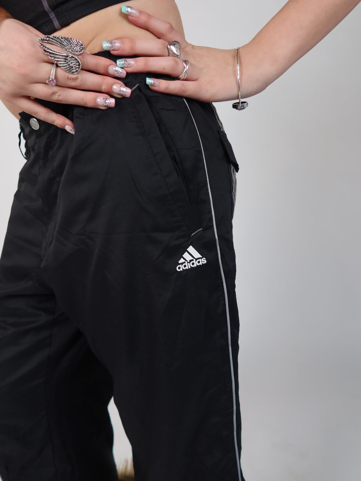 Adidas Black Track Pants S/M