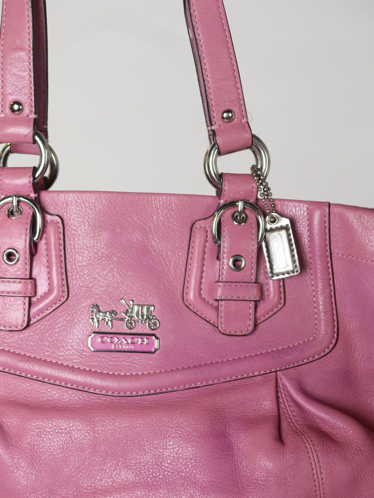 Coach Rose Pink Leather Bag