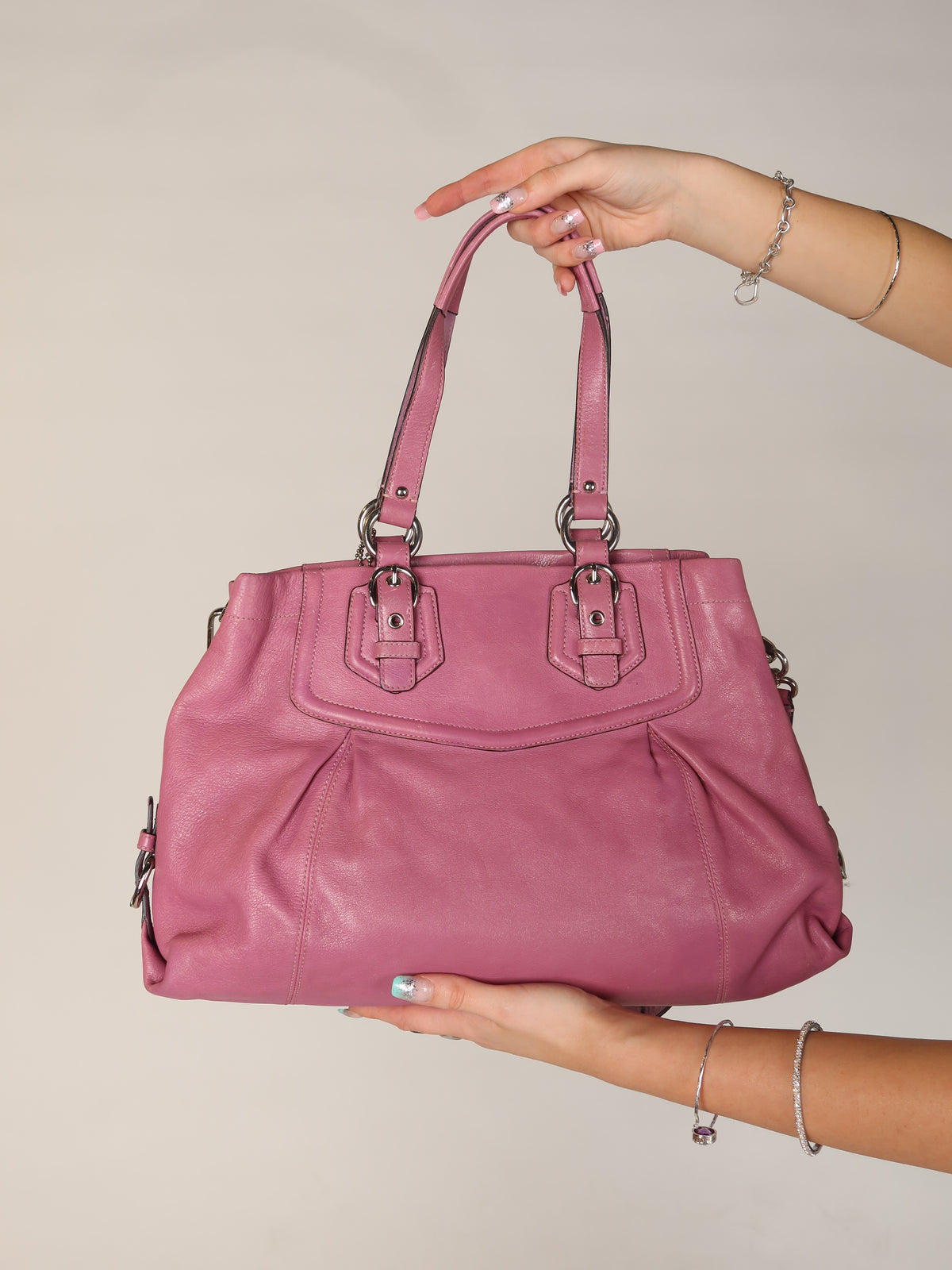 Coach Rose Pink Leather Bag