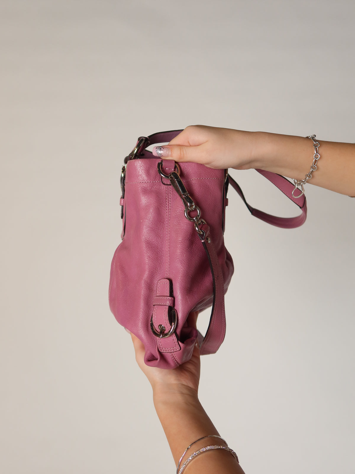 Coach Rose Pink Leather Bag
