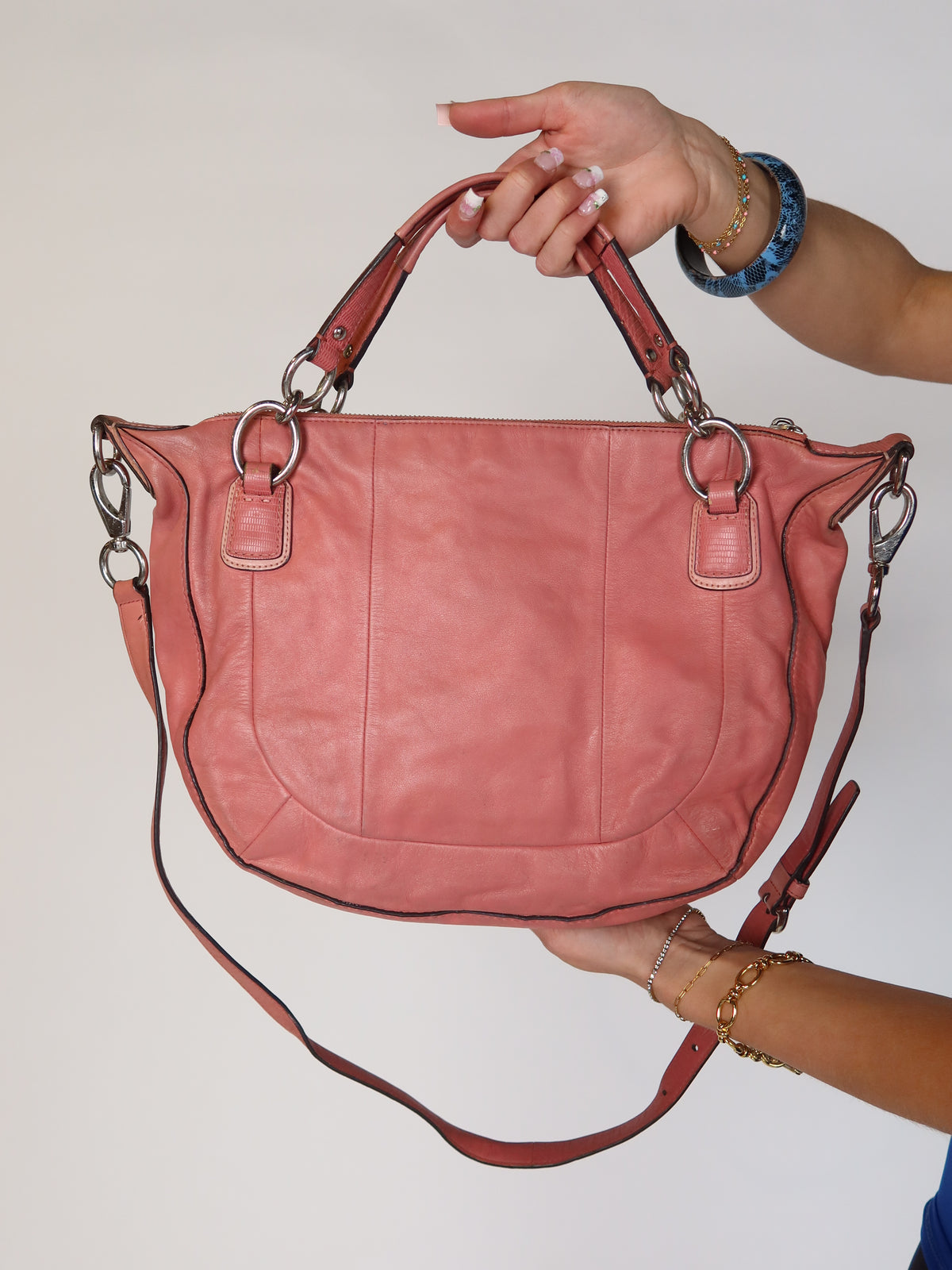 Coach Rose Pink Leather Bag