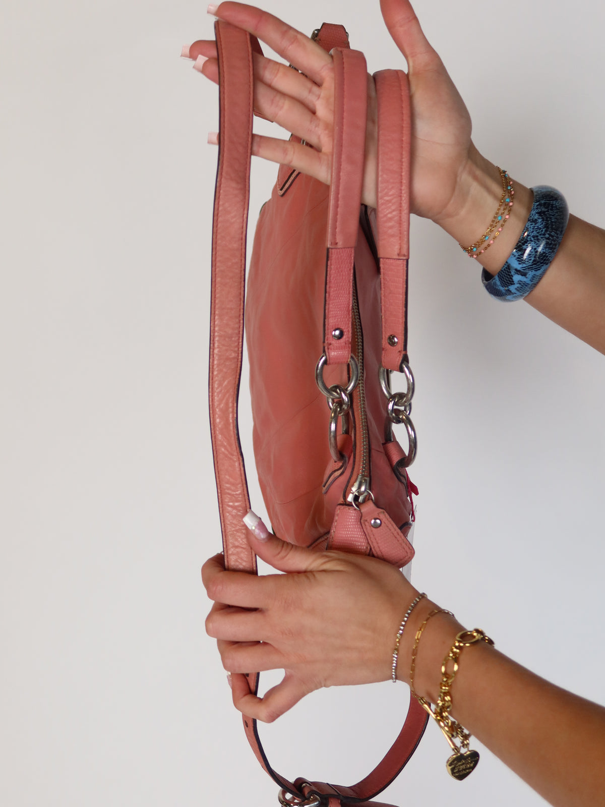 Coach Rose Pink Leather Bag