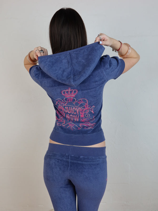 Vintage Juicy Couture terry towel set, Y2K resale clothing at Brat's Closet.