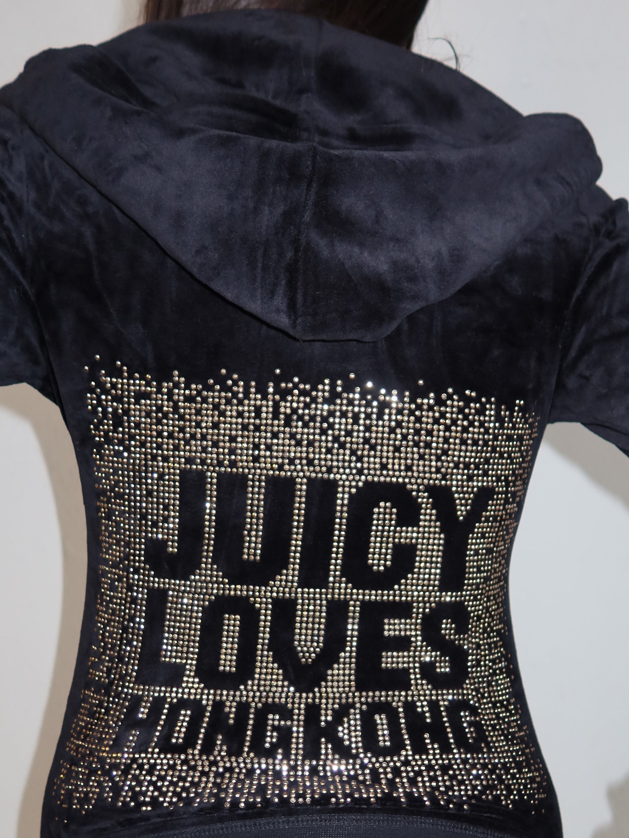 Black Juicy Velour Set S
