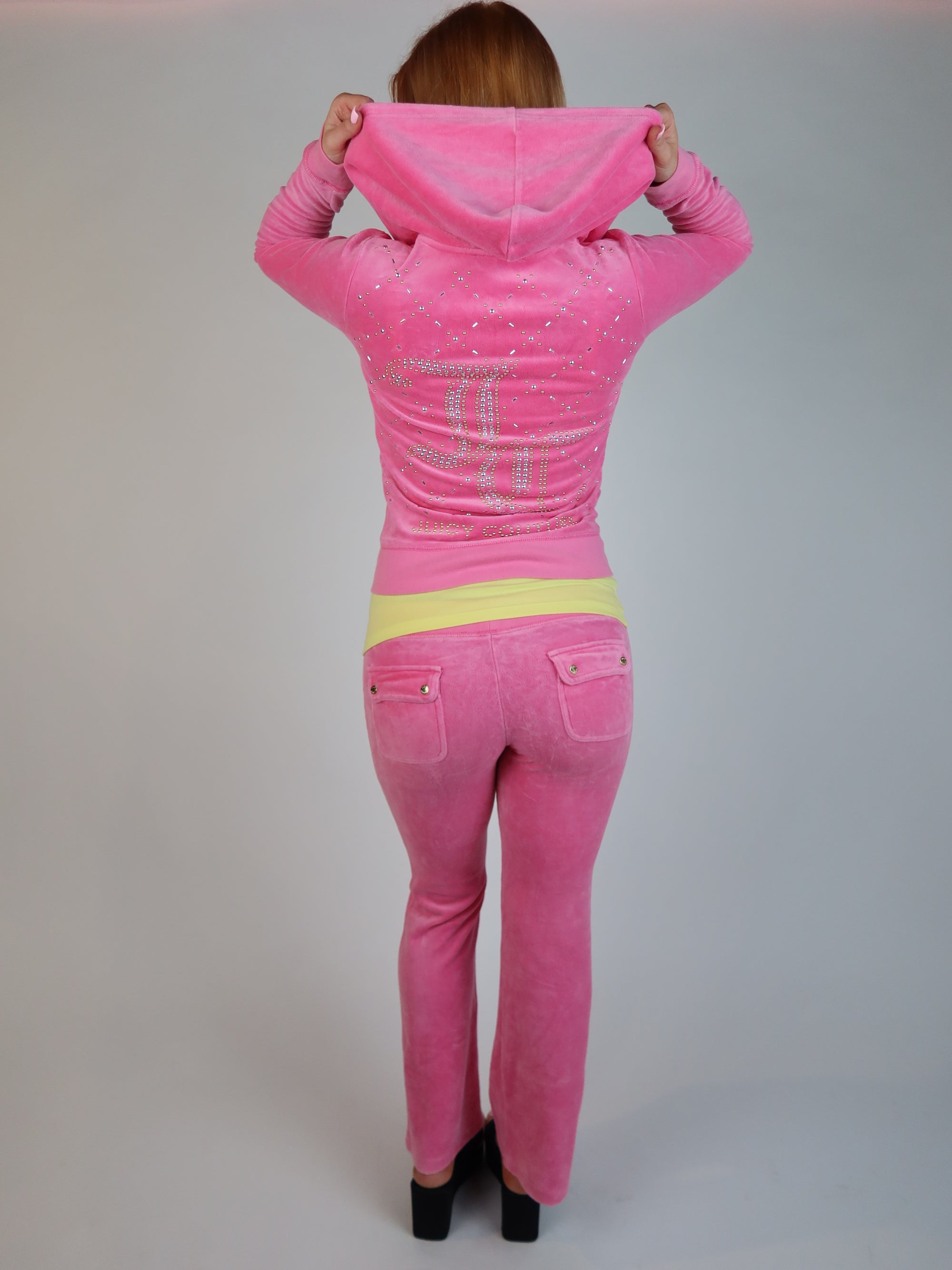 Pink Juicy Velour Set S