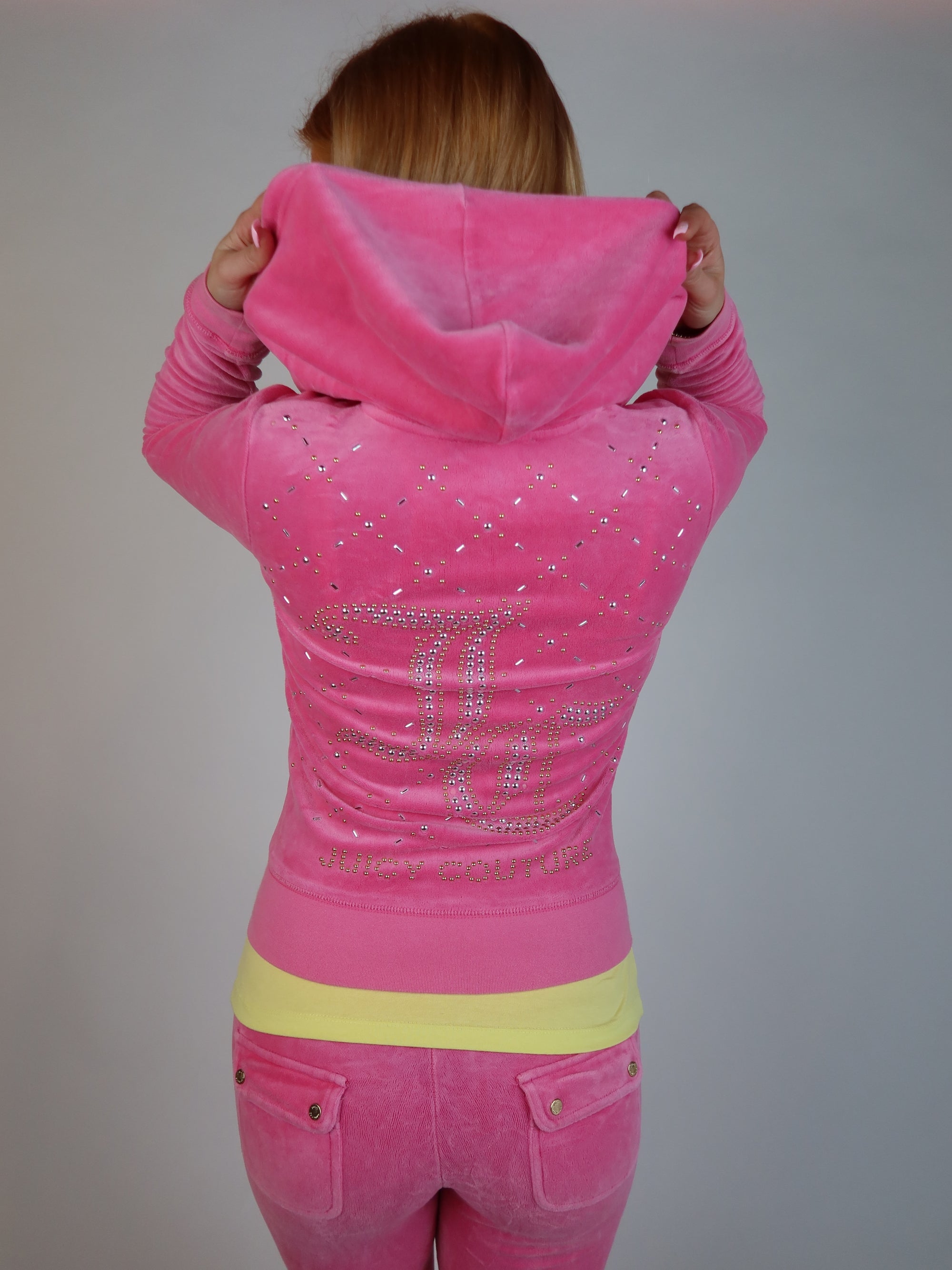 Pink Juicy Velour Set S