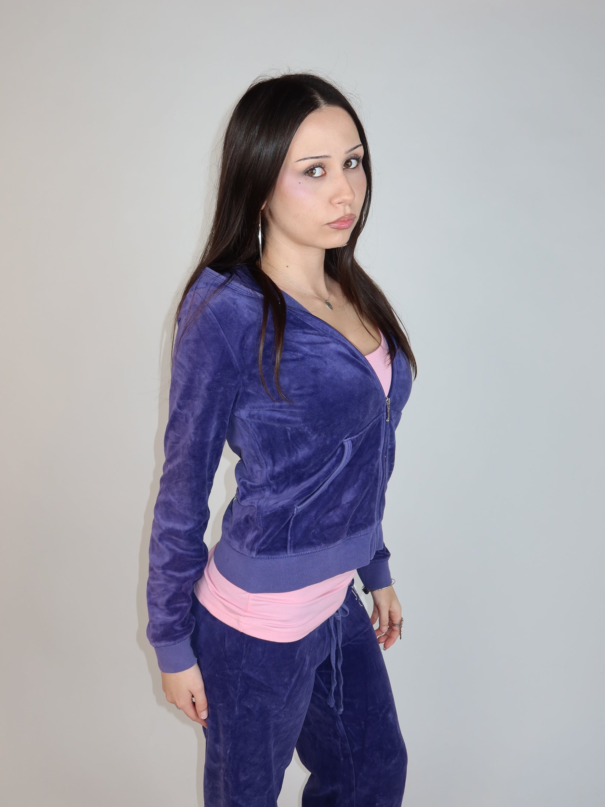 Purple Juicy Velour Set M