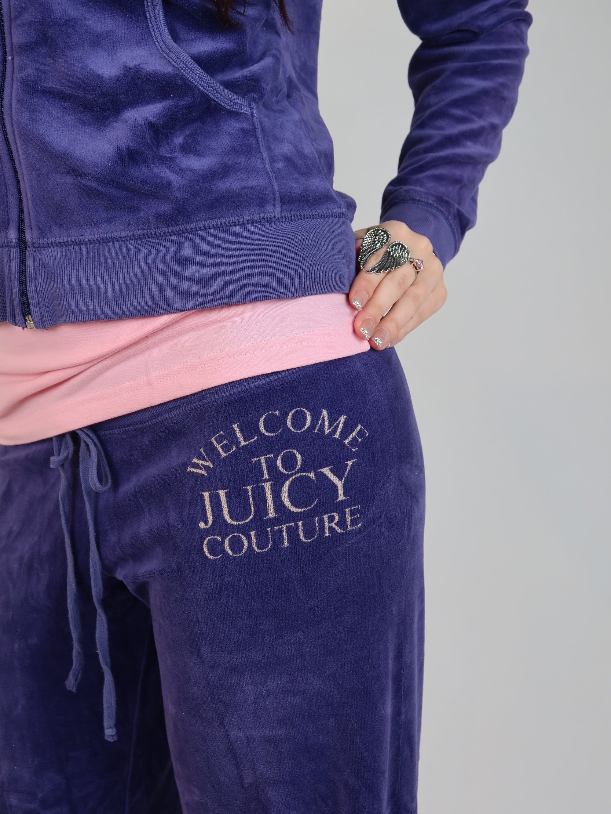 Purple Juicy Velour Set M