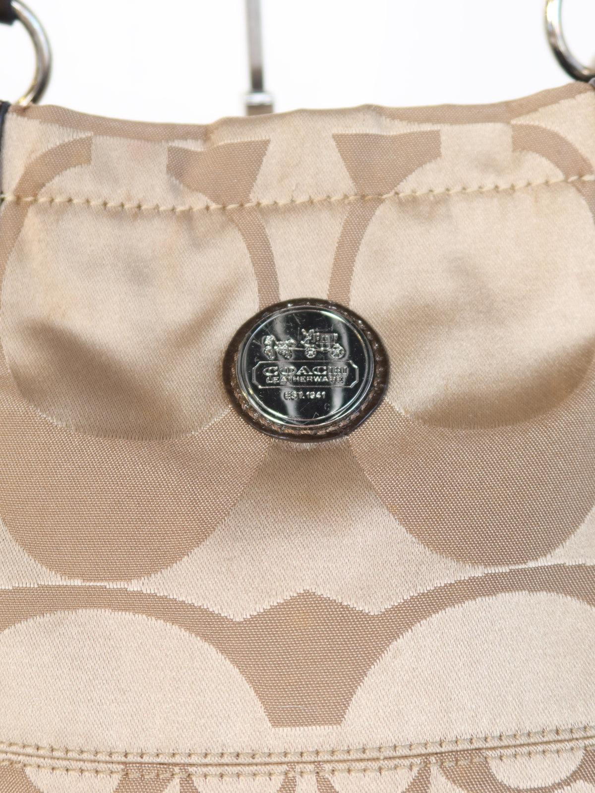 Coach Signature Patchwork Bucket Bag