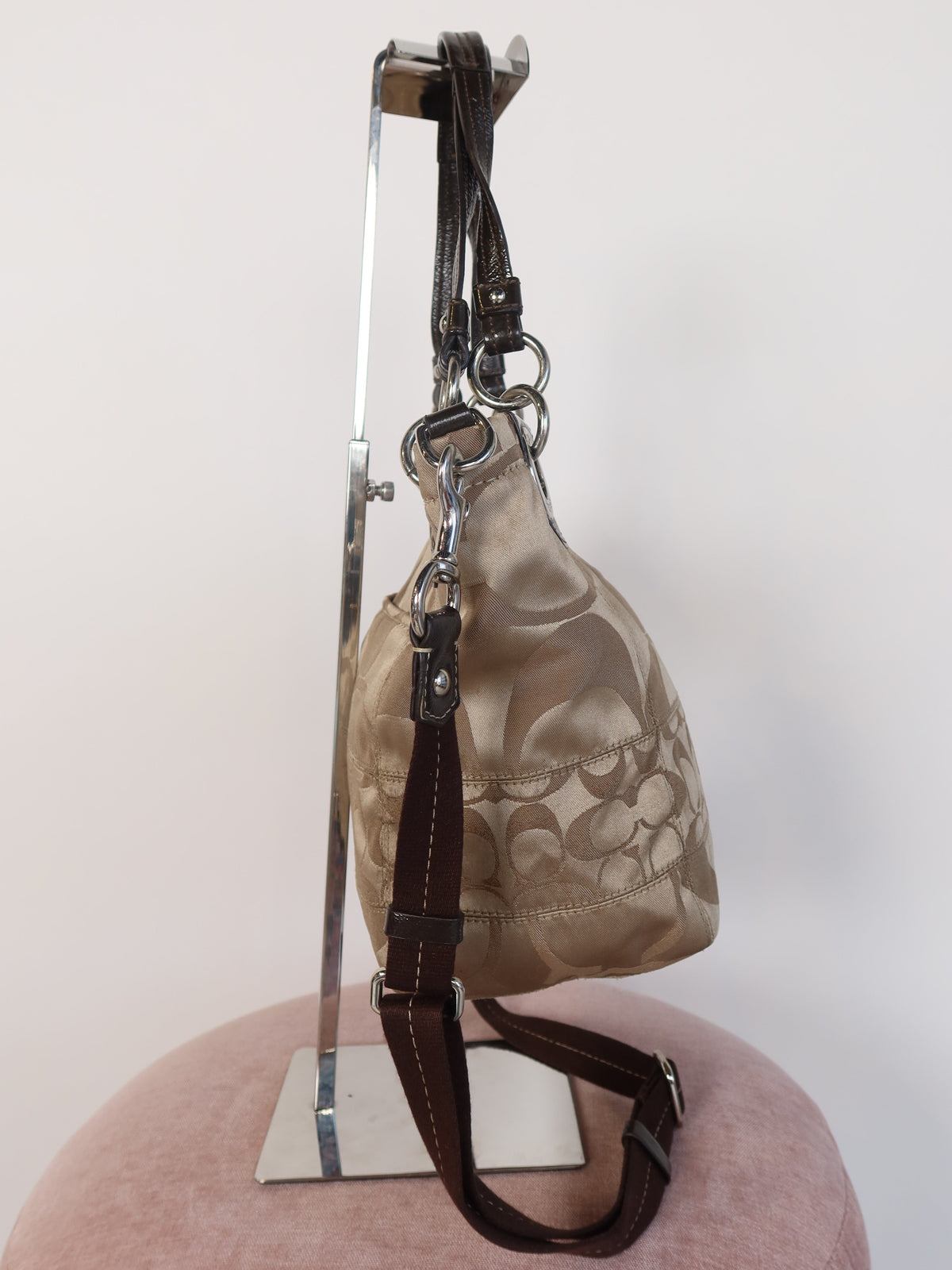 Coach Signature Patchwork Bucket Bag