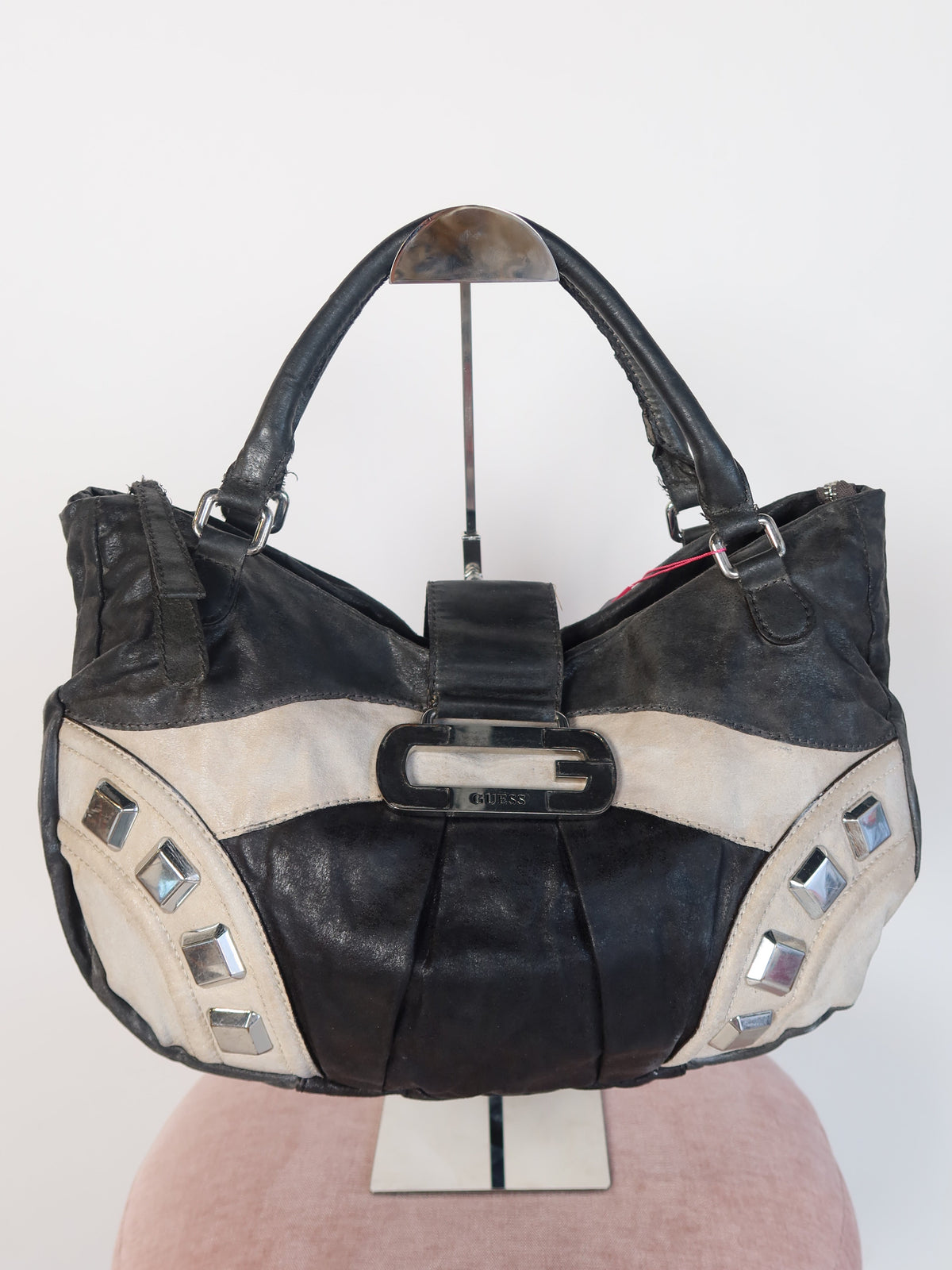 Guess Studded Two-Tone Bag
