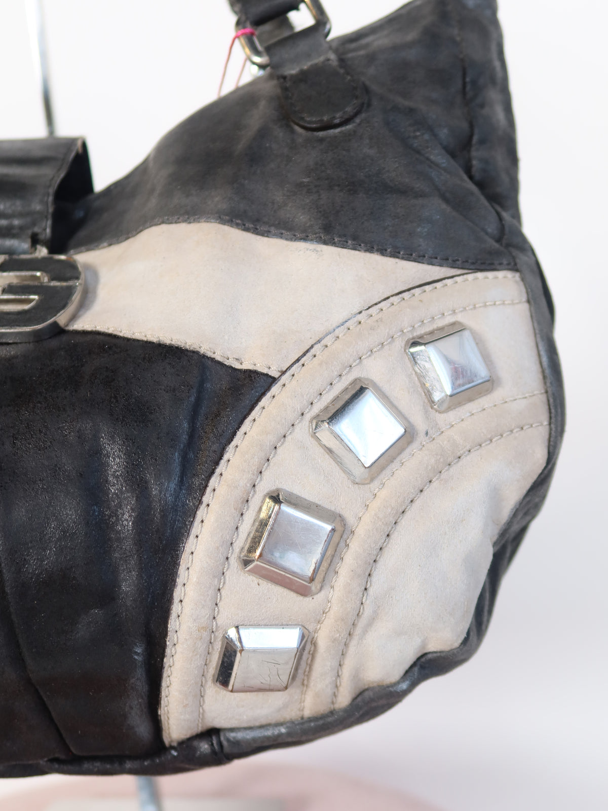 Guess Studded Two-Tone Bag