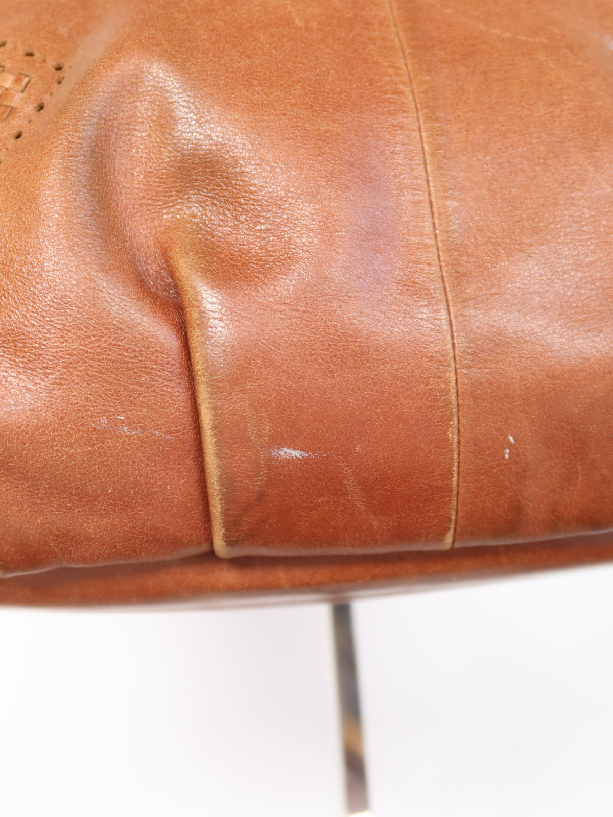 Coach Woven Tan Leather Bag