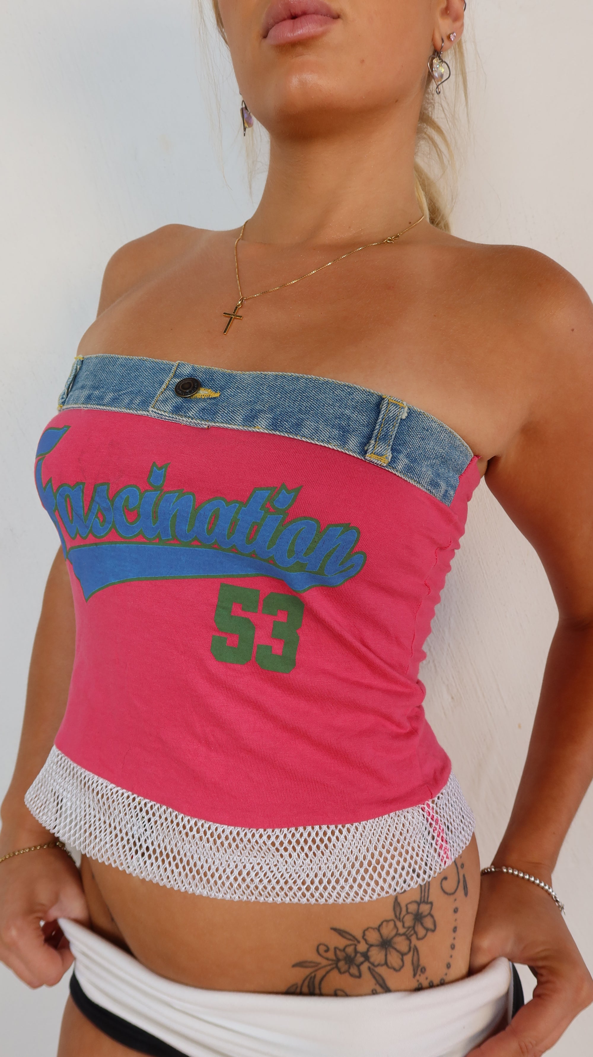 Y2K Tube Top S