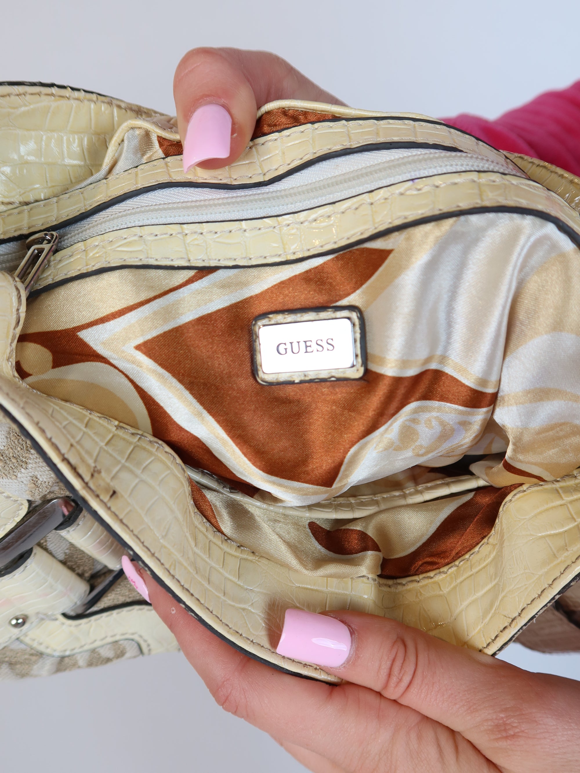 Vintage Leopard Guess Bag