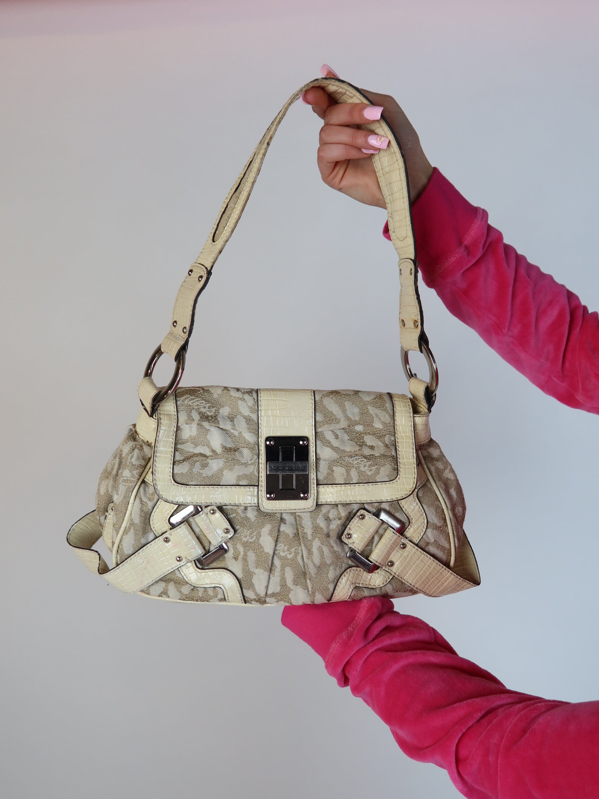Vintage Leopard Guess Bag