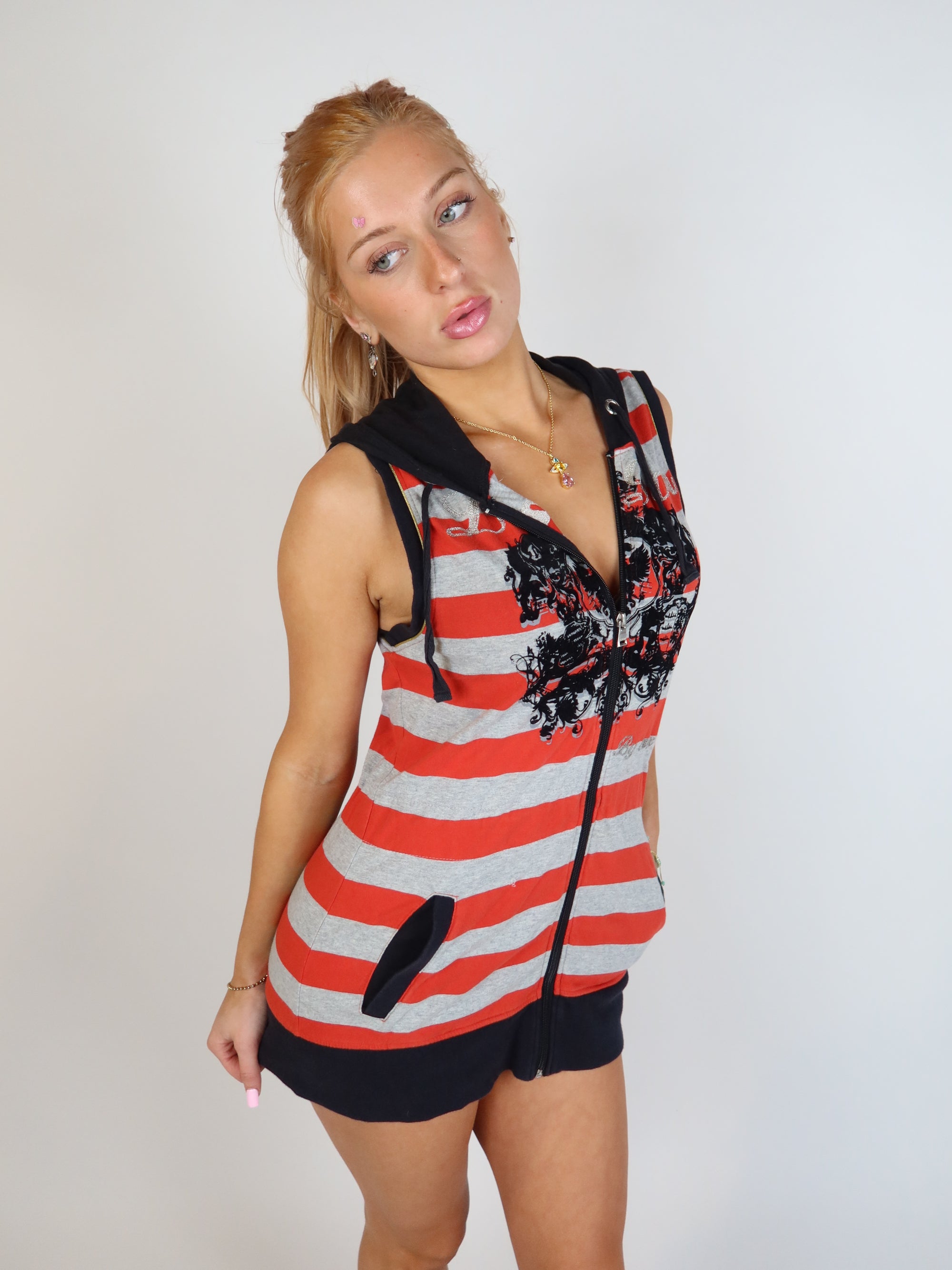 McBling Hoodie Dress M
