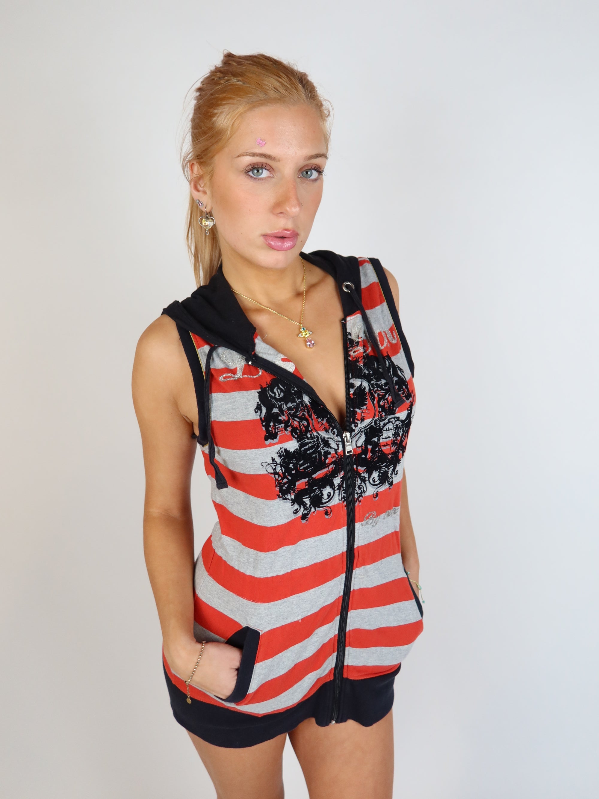 McBling Hoodie Dress M