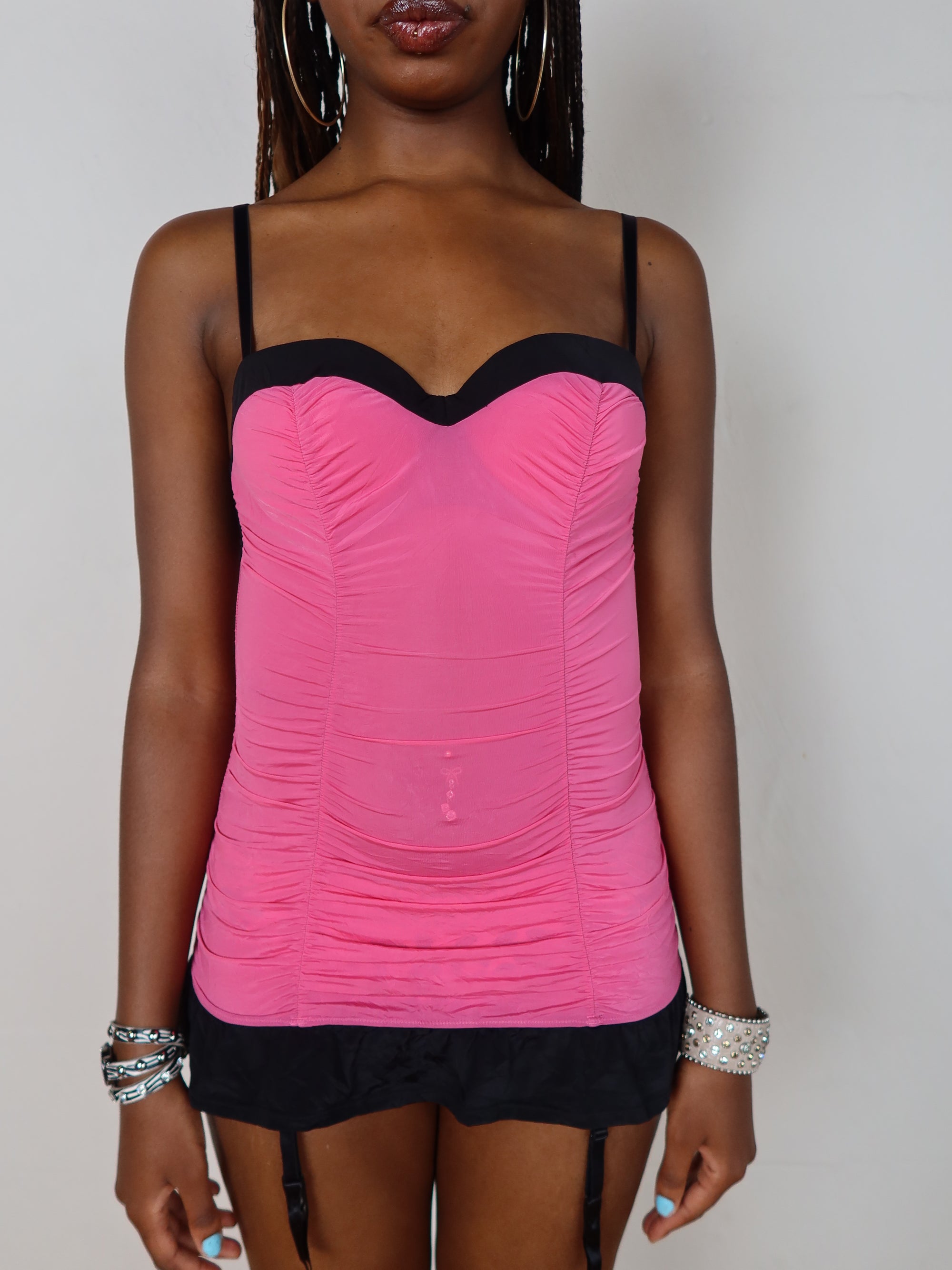 Ruched Mini Corset Dress S/M