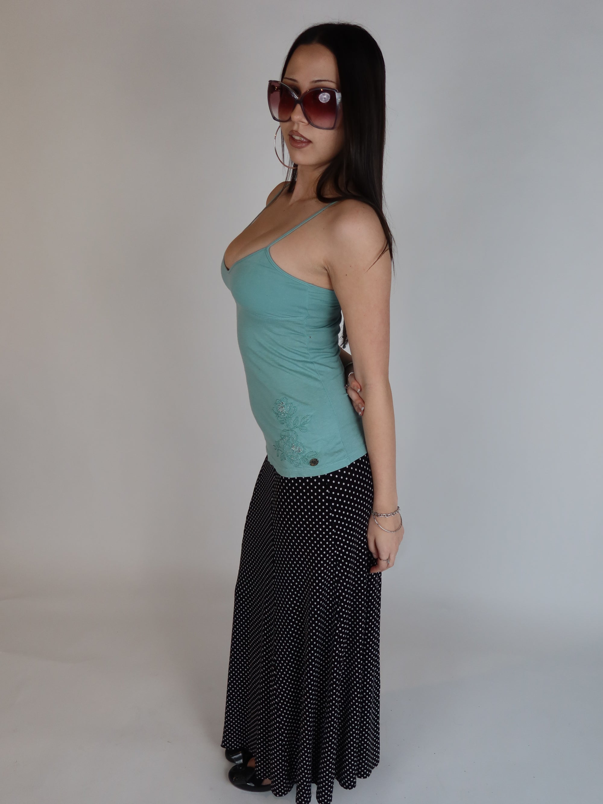 Abercrombie & Fitch Aqua Cami S/M
